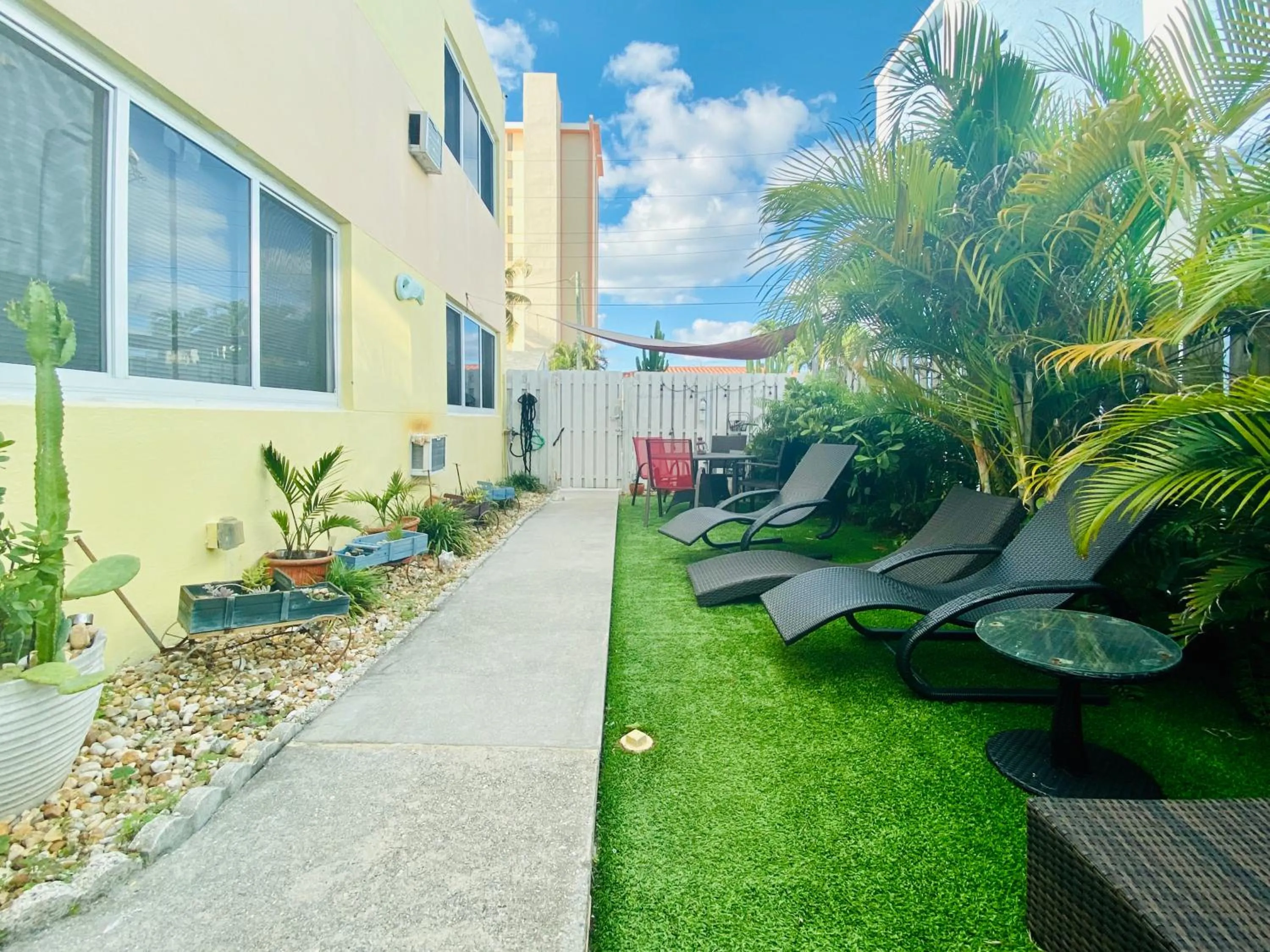 Patio in Hollywood Beachfront House