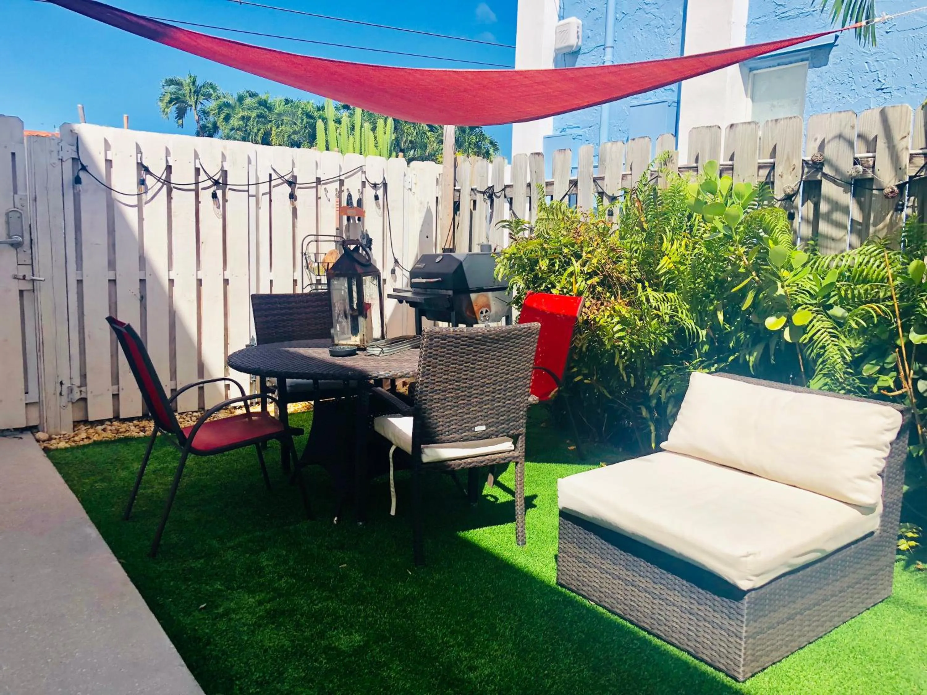 Patio in Hollywood Beachfront House