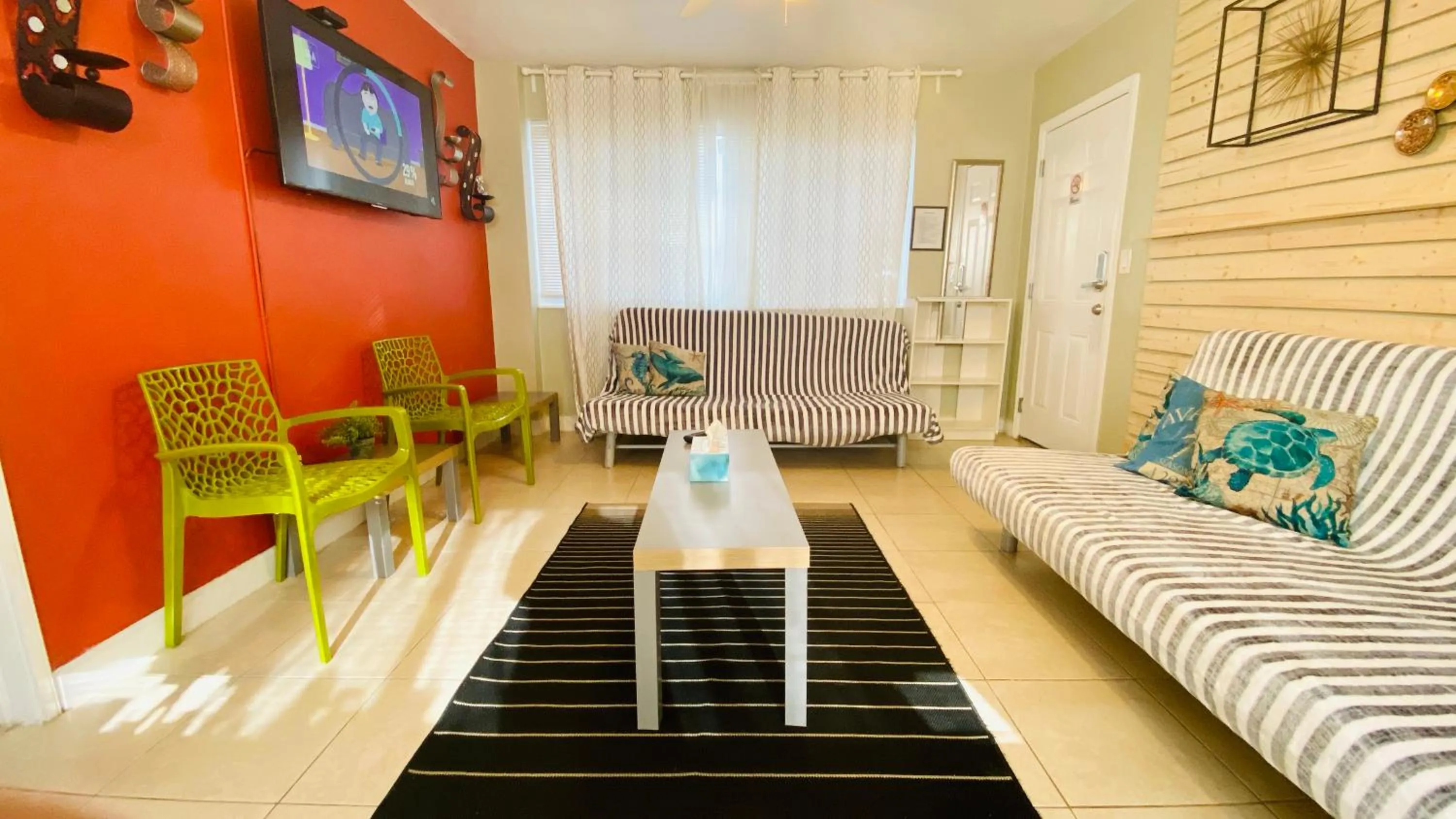 Living room in Hollywood Beachfront House