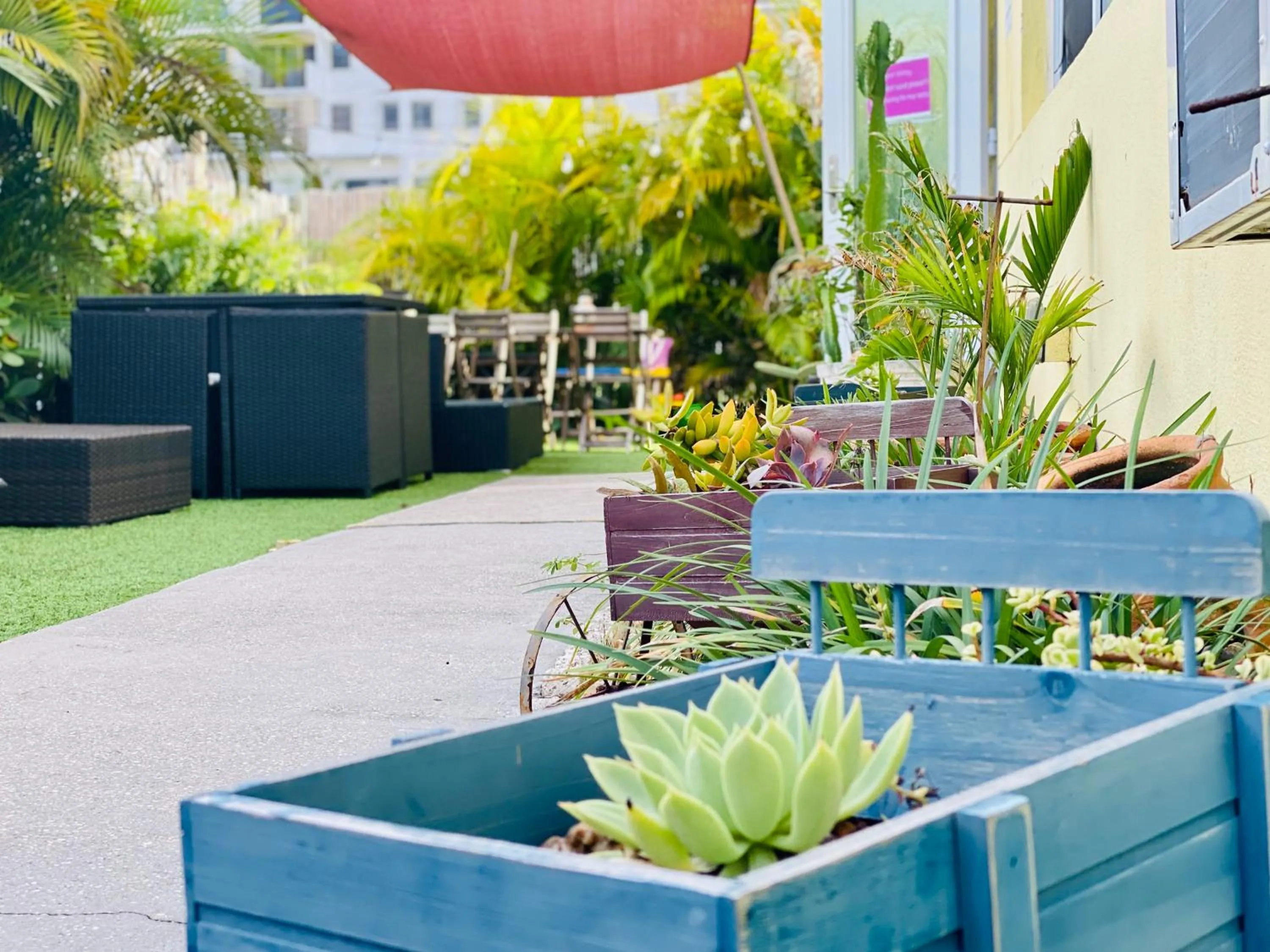 Patio in Hollywood Beachfront House