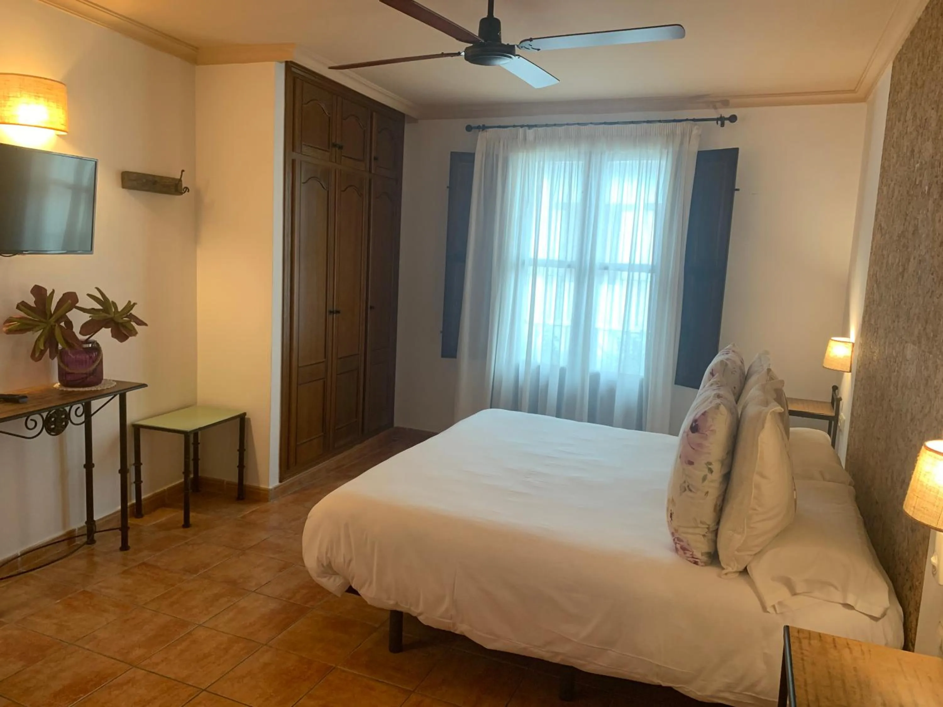 Bed in Hotel Rural Alfajía de Antonio