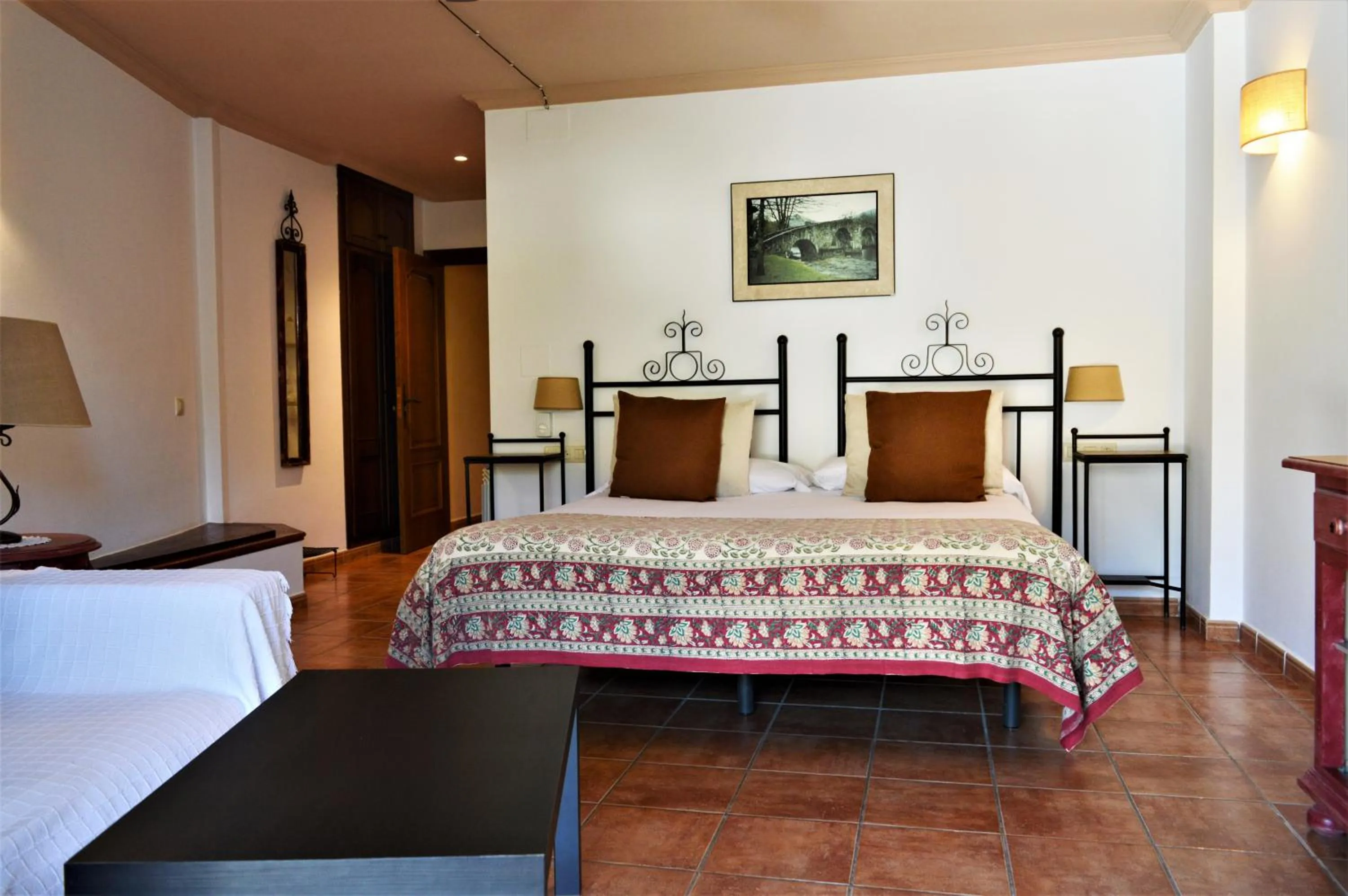 Bed in Hotel Rural Alfajía de Antonio