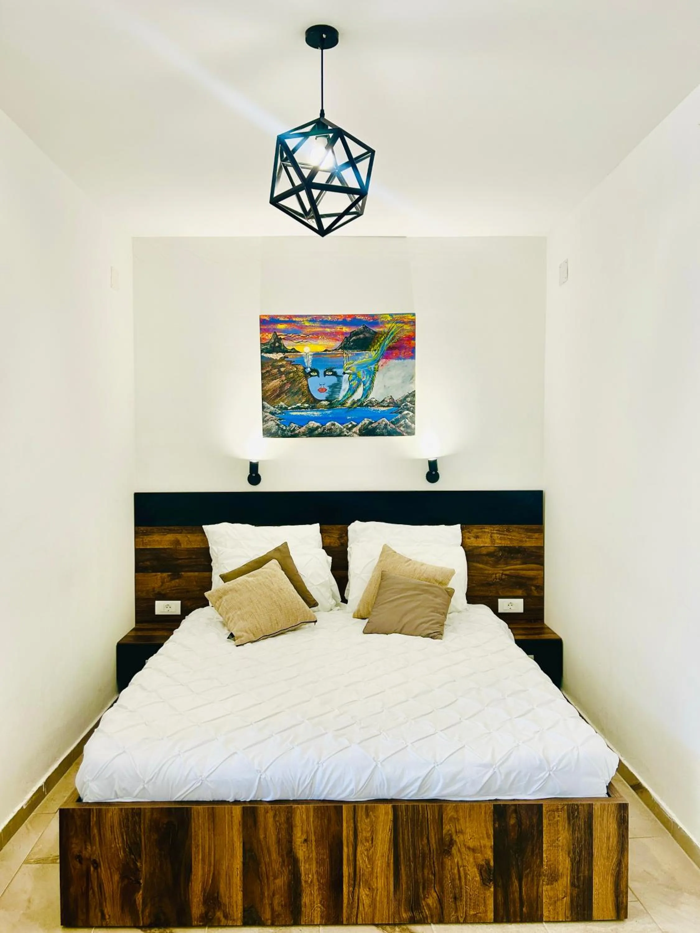 Bed in Hotel Lagadin