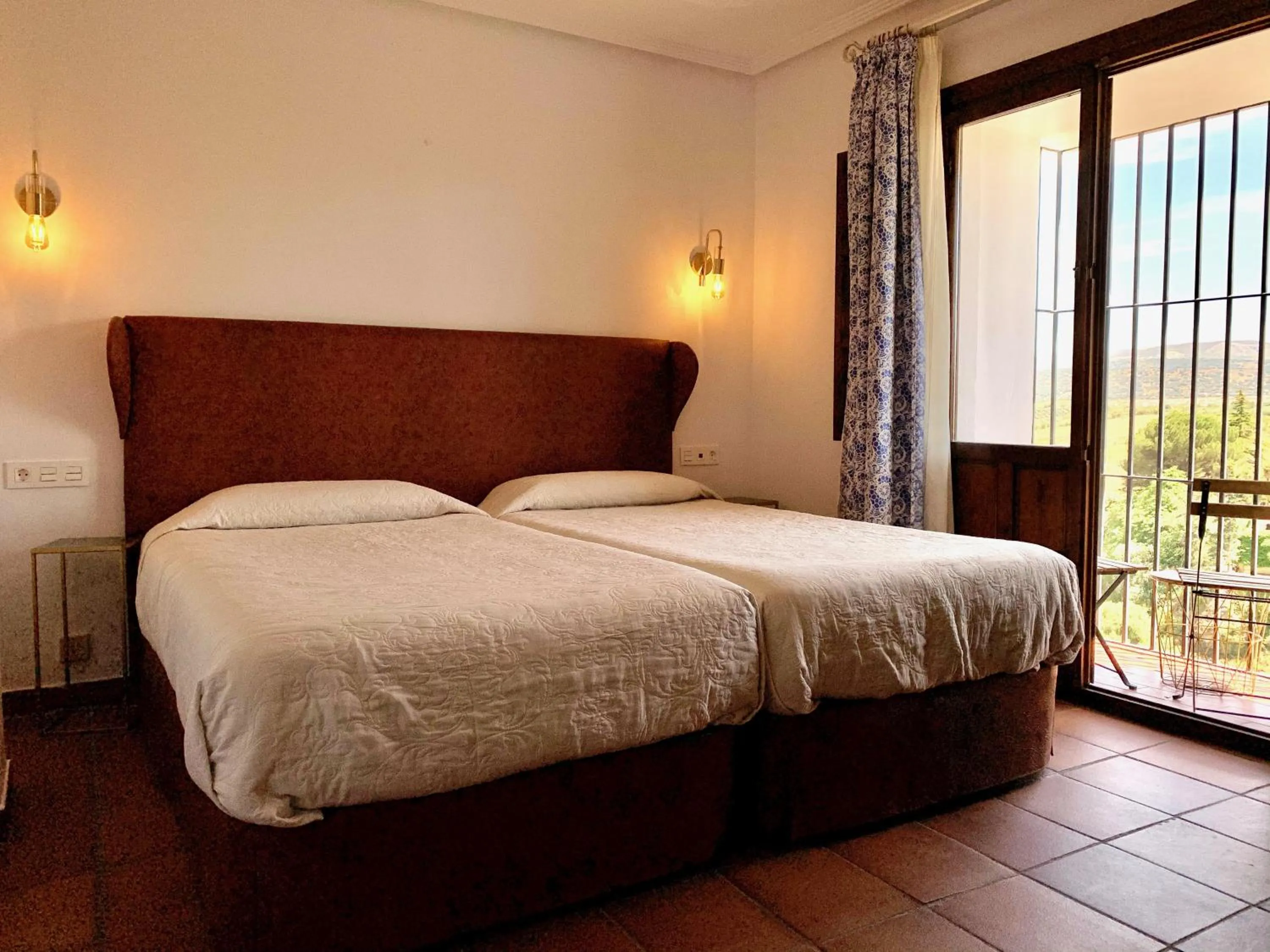 Bed in Hotel Don Miguel