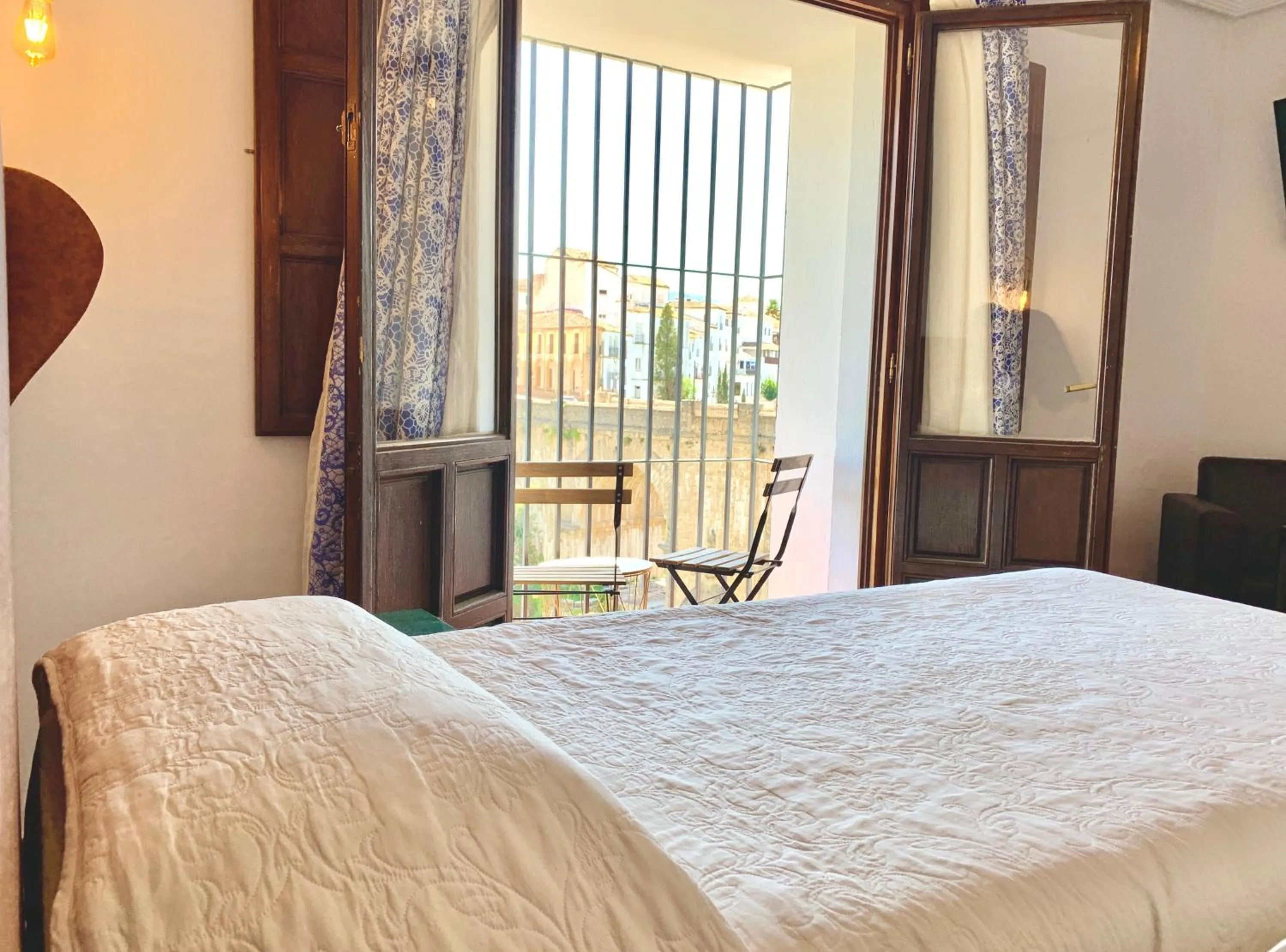 Bed in Hotel Don Miguel