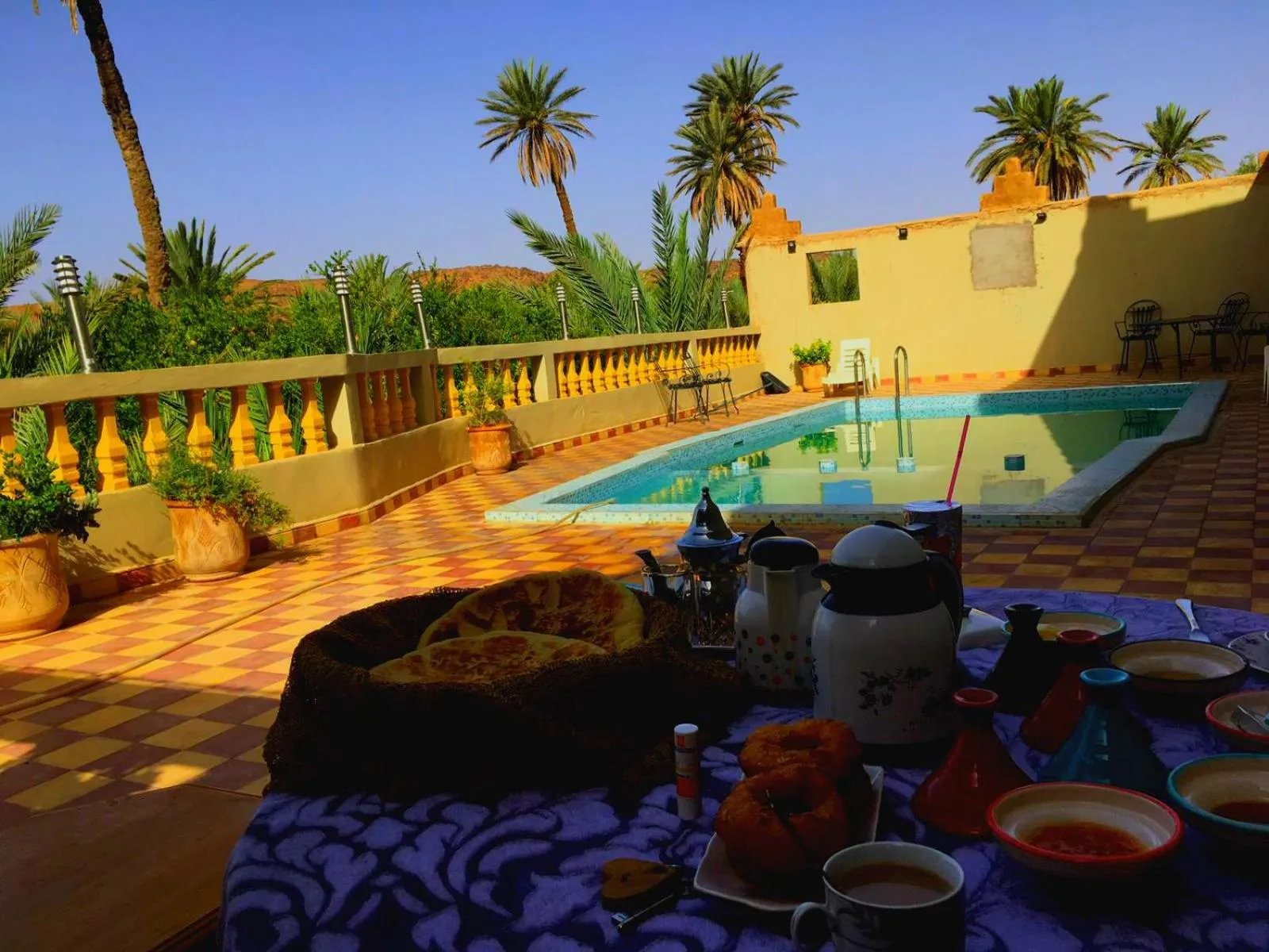 Food close-up in Kasbah Elmehdaoui