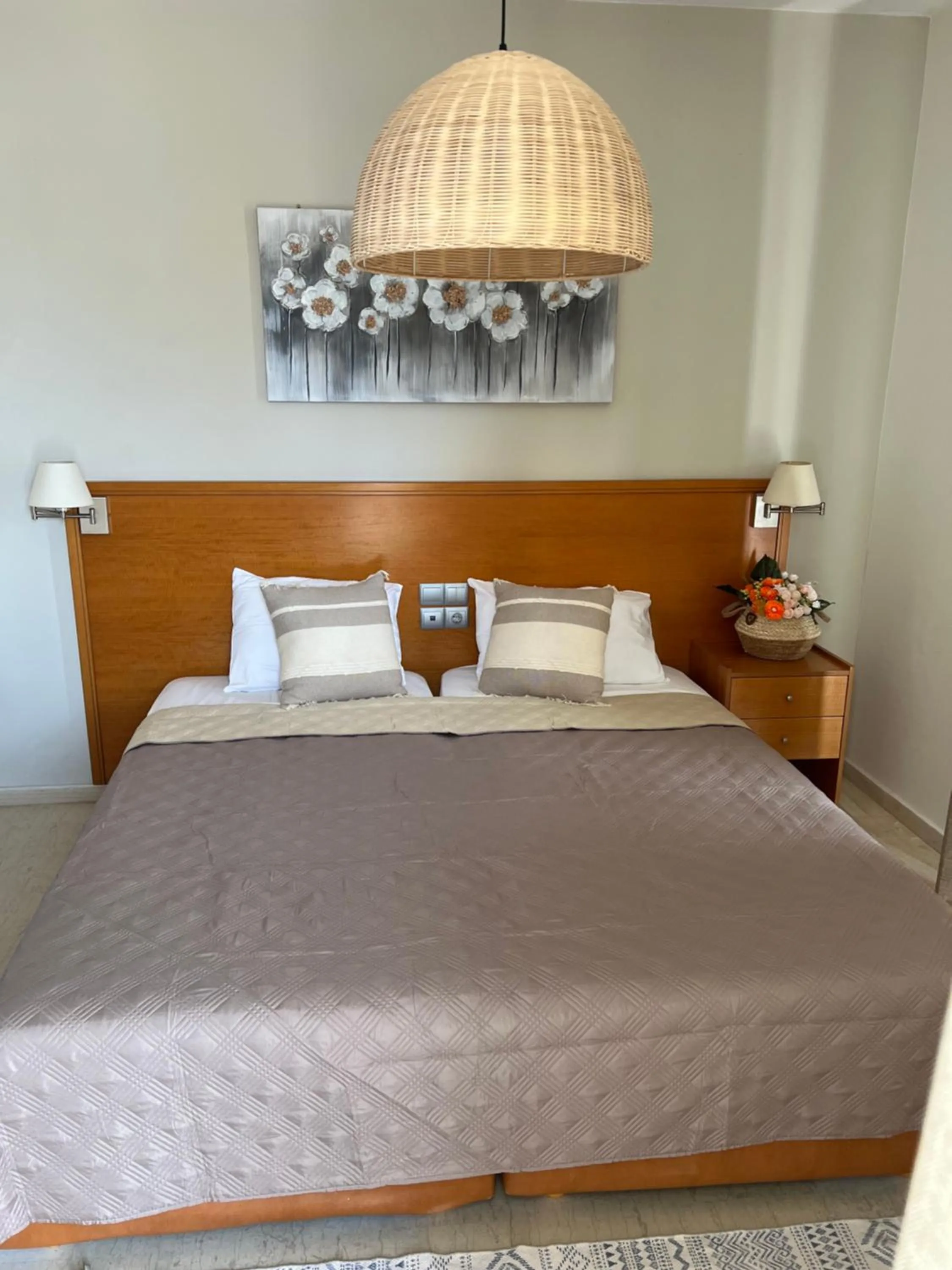 Bed in Philippos Studios & Apartments