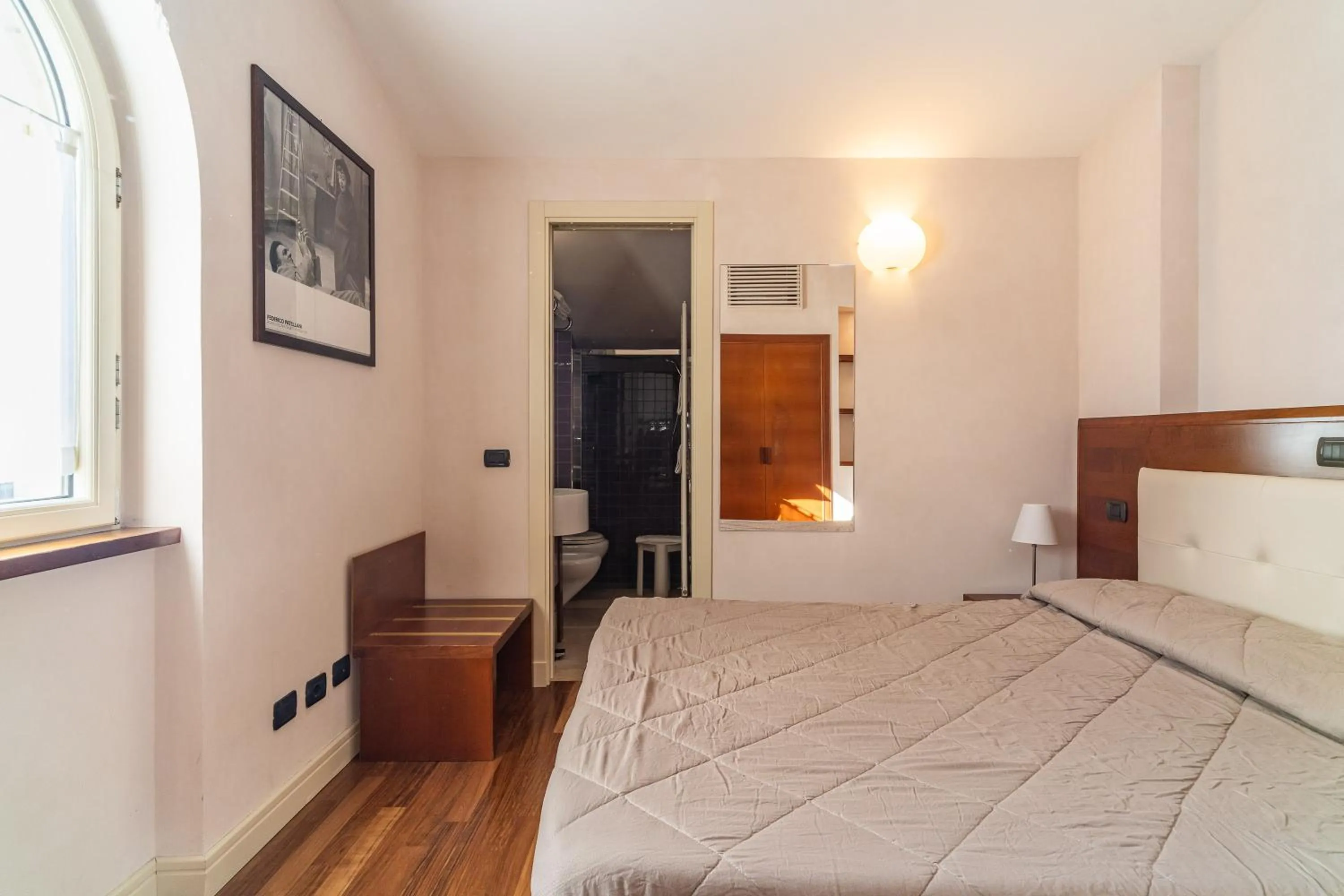 Bedroom, Bed in Hotel Rosa