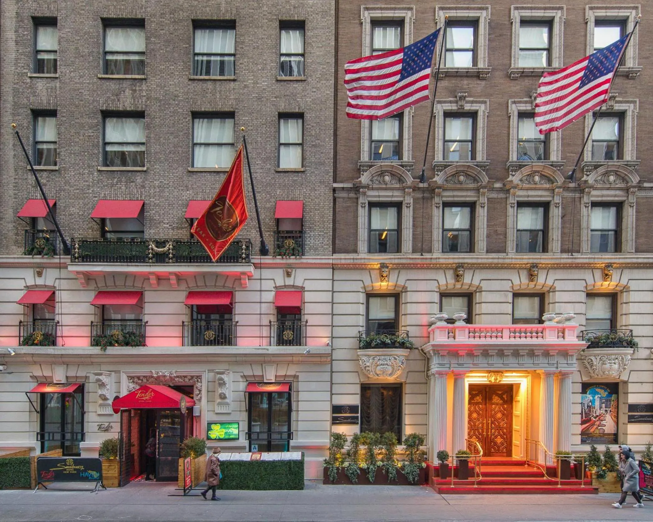 Facade/entrance in Sanctuary Hotel New York