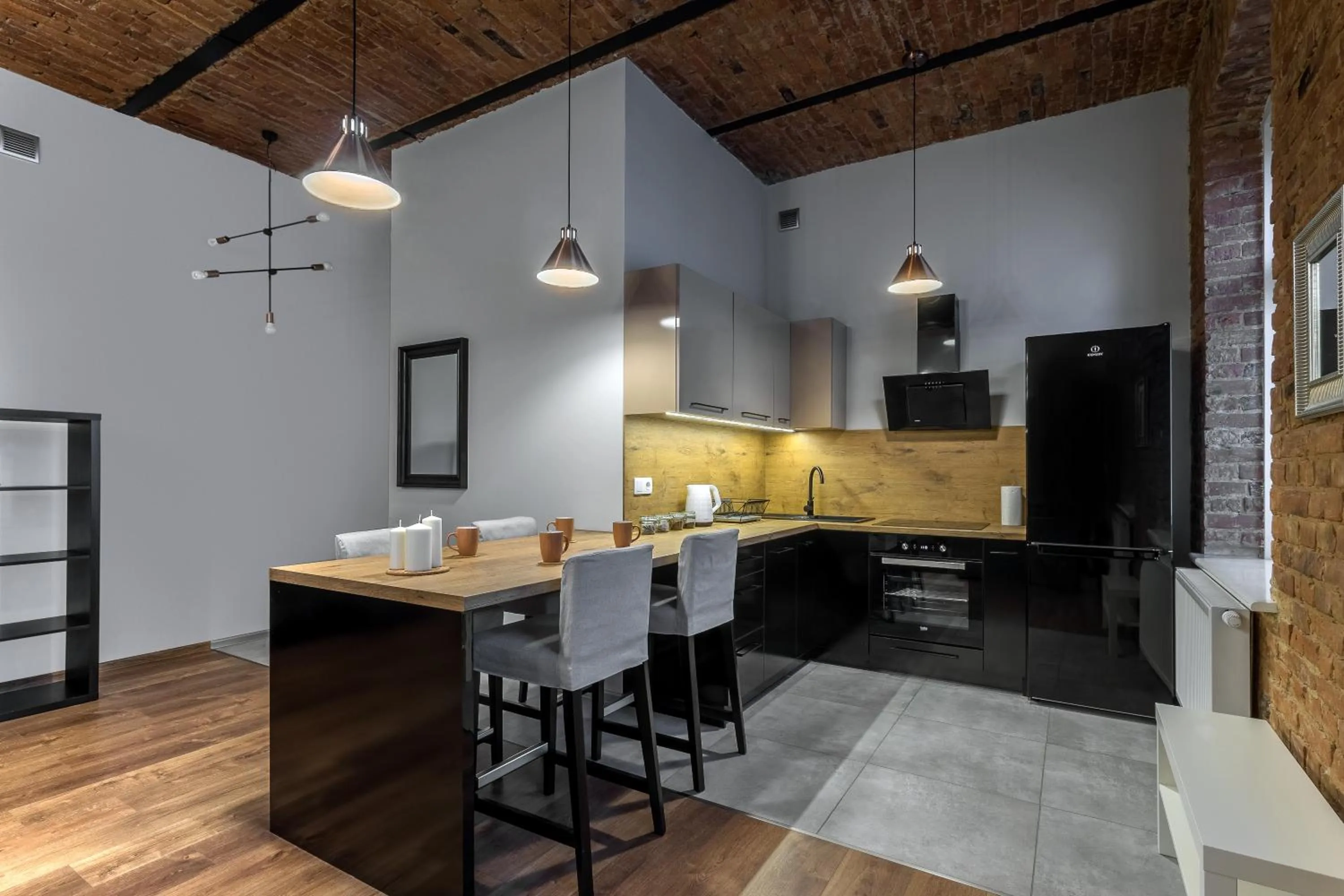 Kitchen or kitchenette in Apartamenty Centrum Częstochowa Stara Kamienica