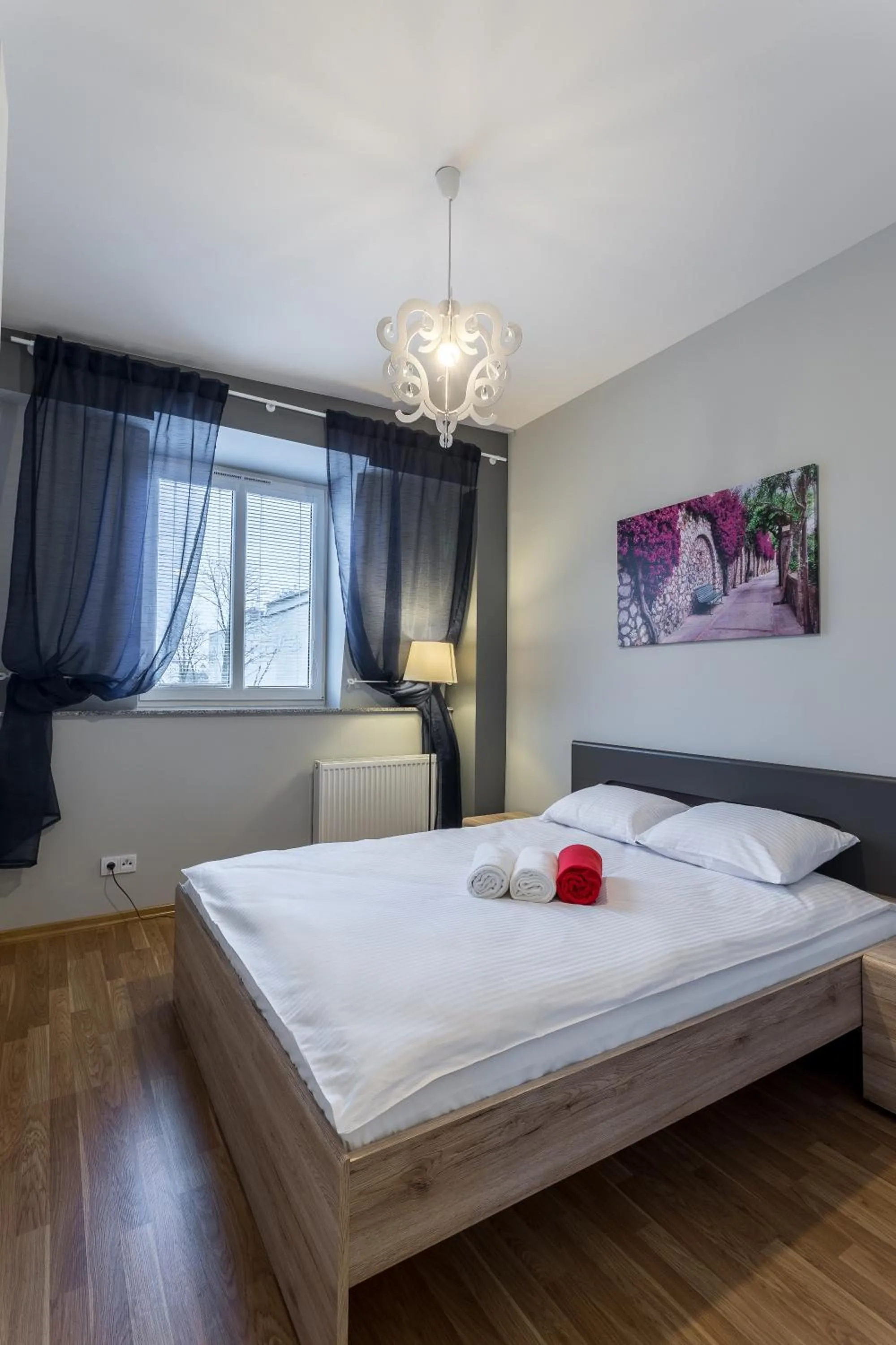 Bedroom, Bed in Apartamenty Centrum Częstochowa Stara Kamienica