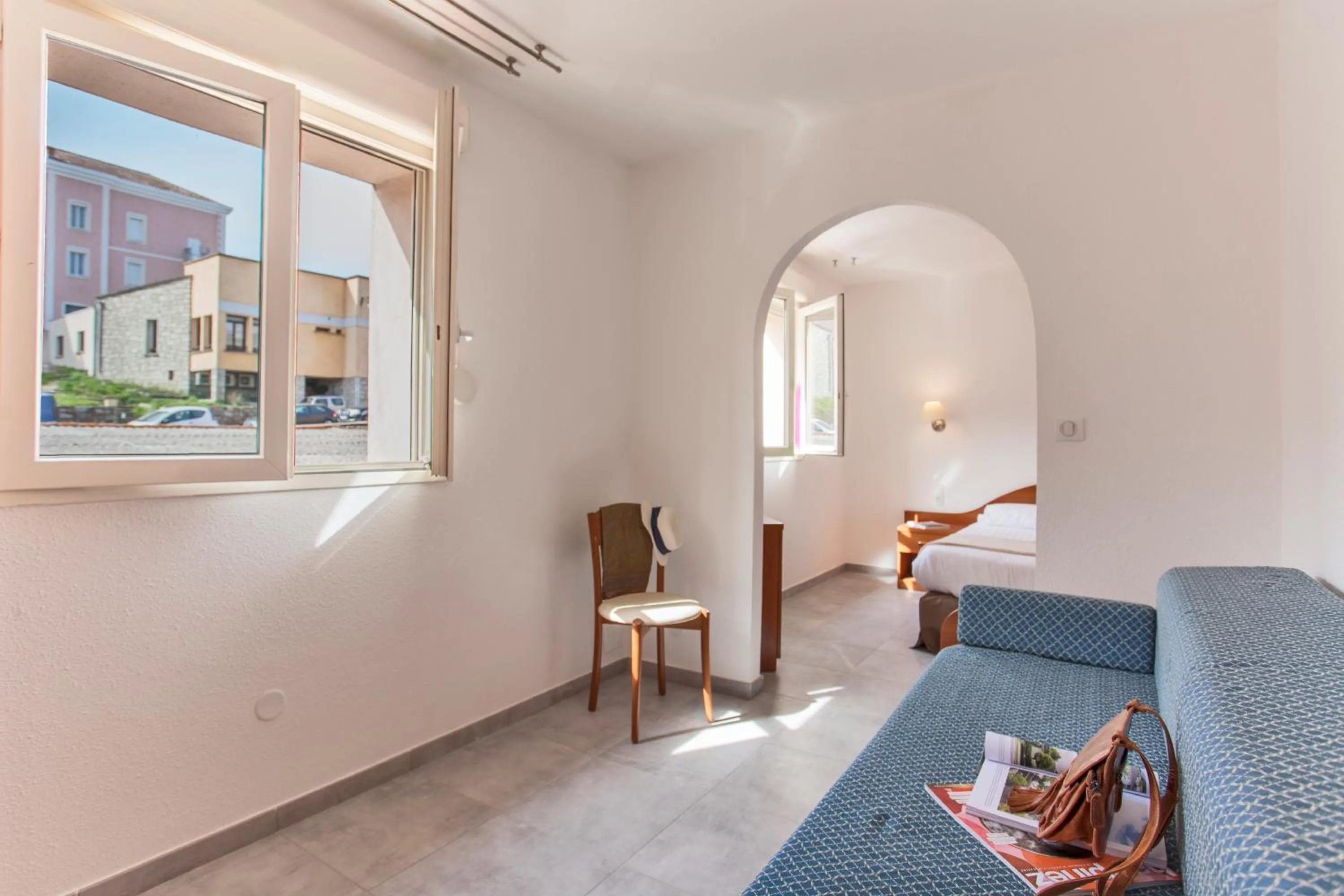 Bedroom, Bed in Le Neptune & Spa