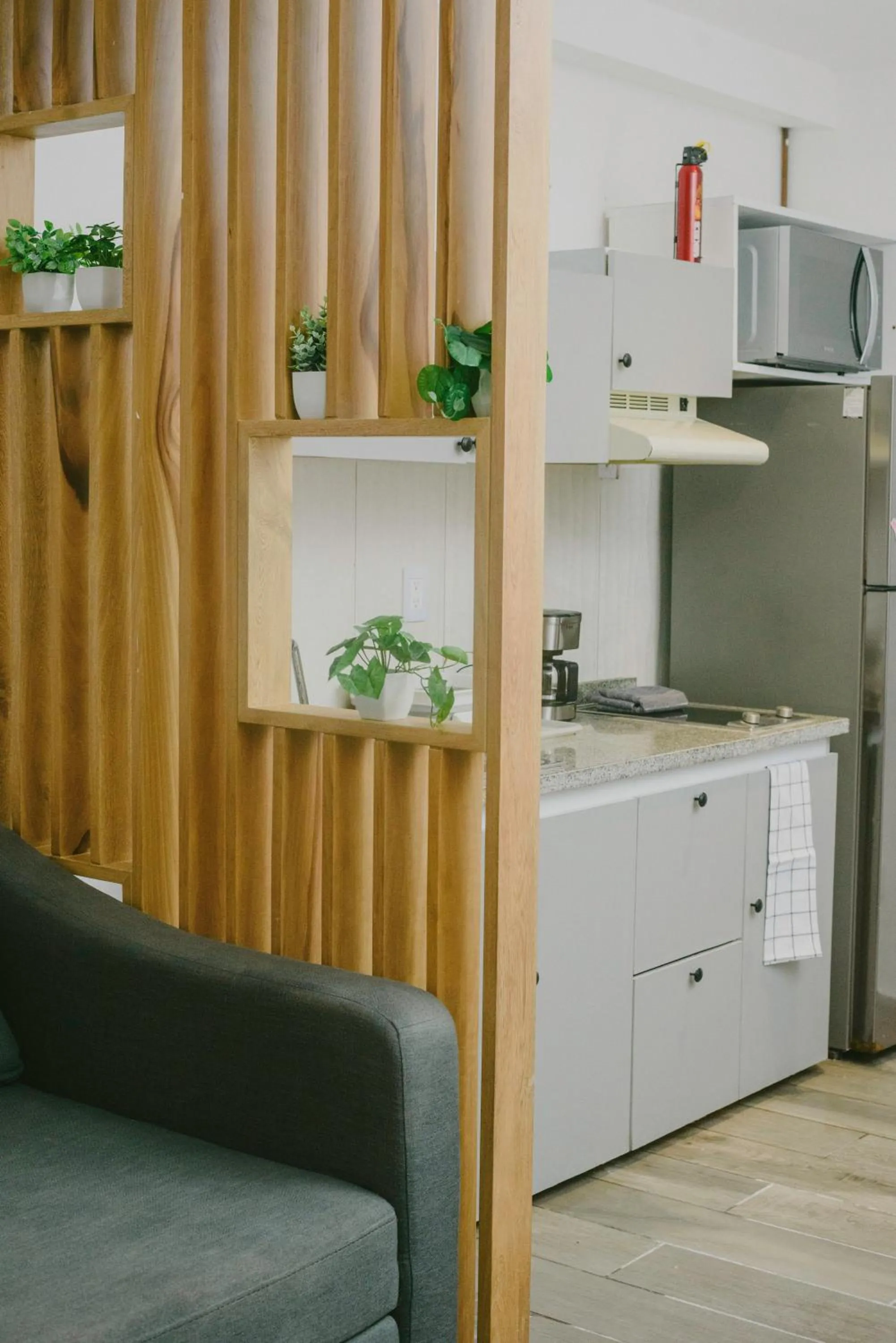 kitchen in HotelZone L20 Beach Access