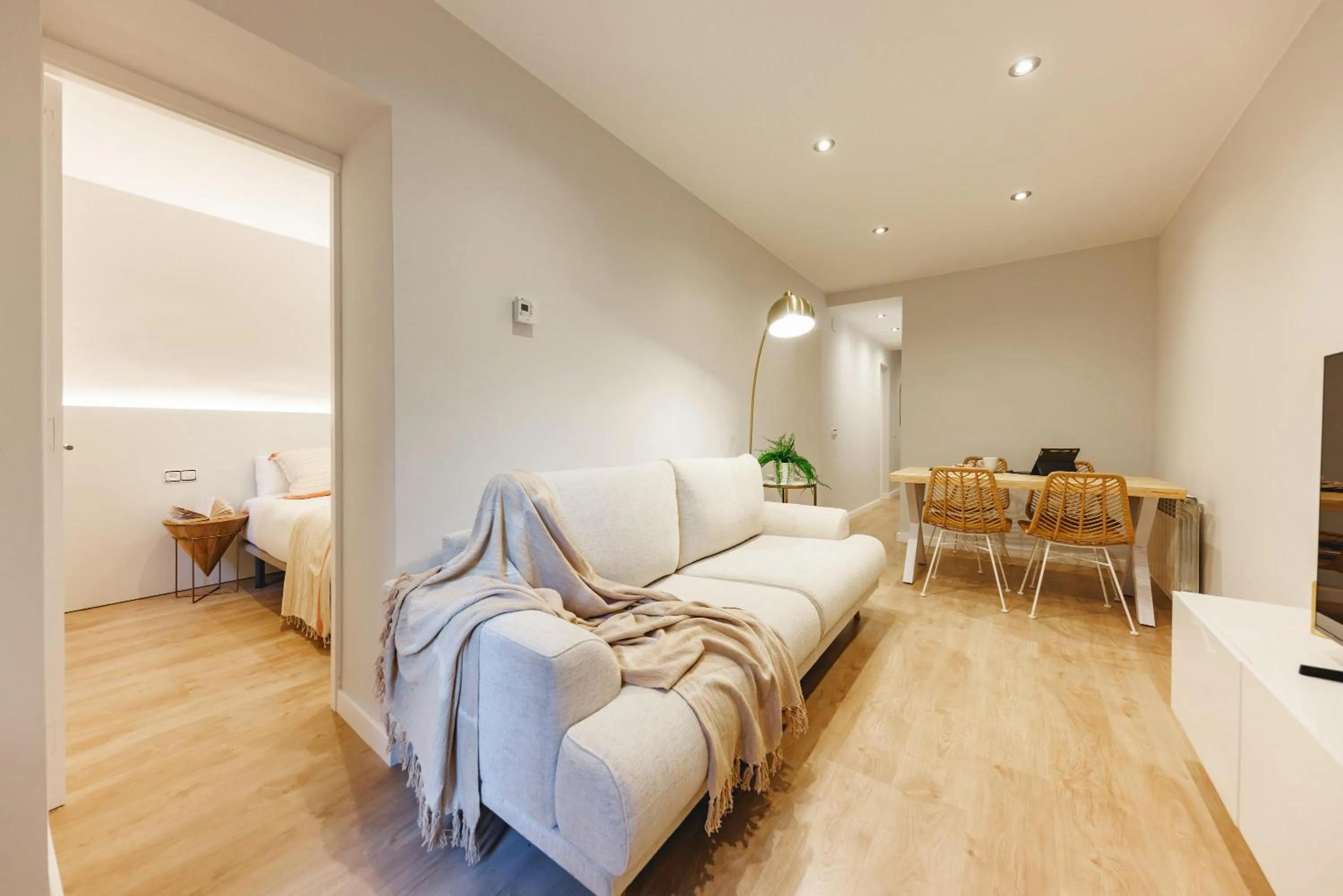 Living room, Bed in Bravissimo Apartaments Mora 4