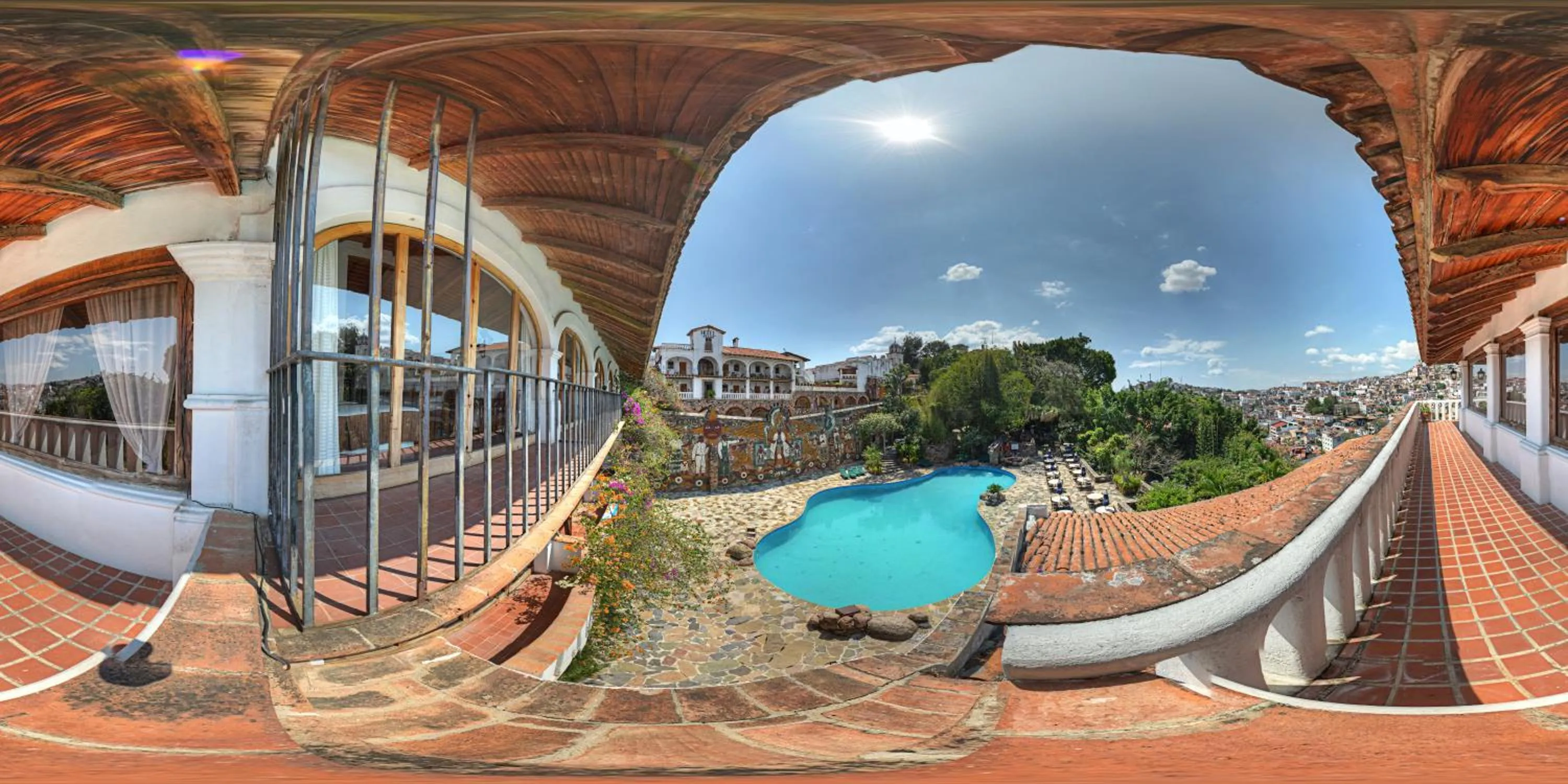 Property building in Posada de la Mision, Hotel Museo y Jardin
