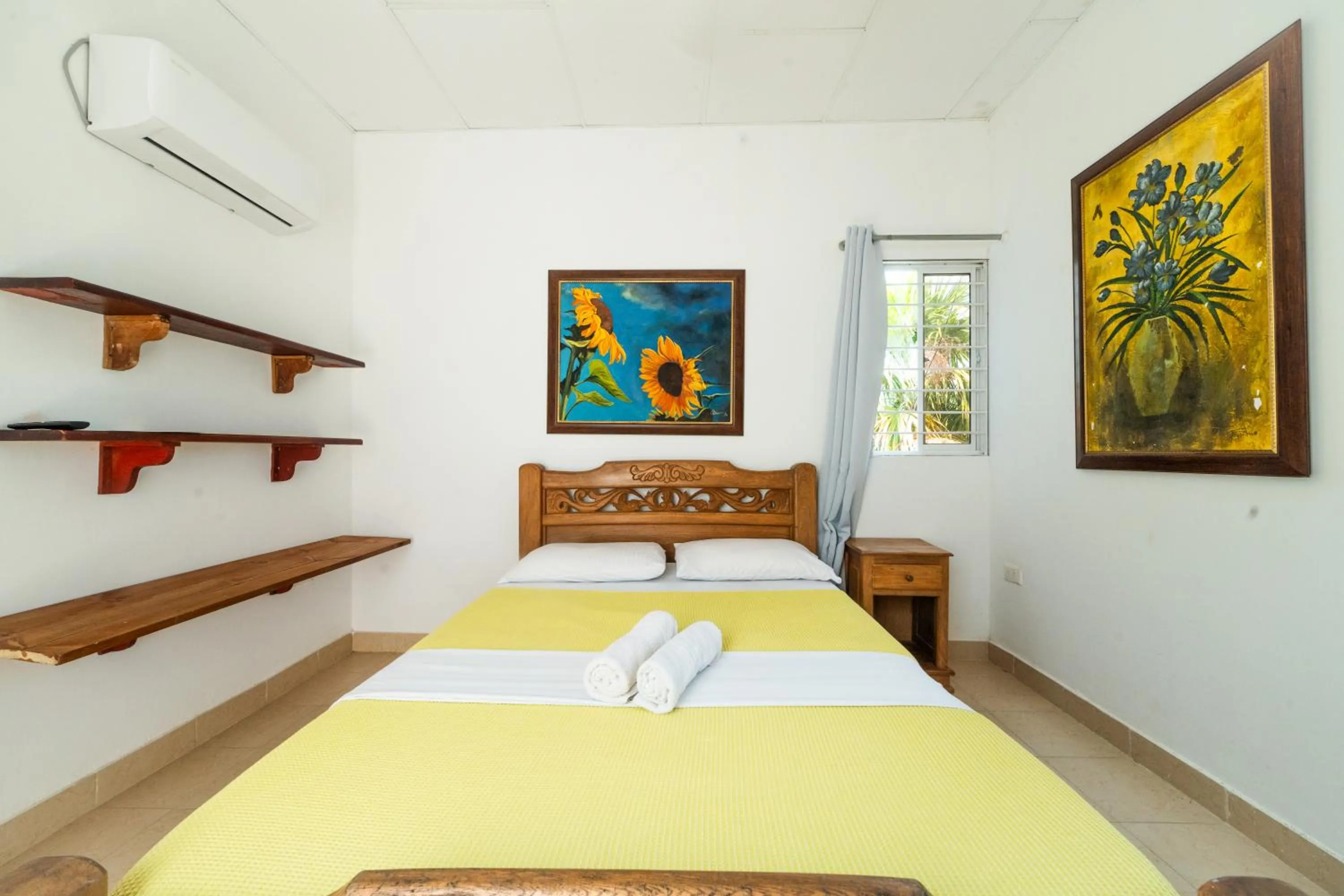 Bedroom, Bed in Hostal del Mar - Tolu