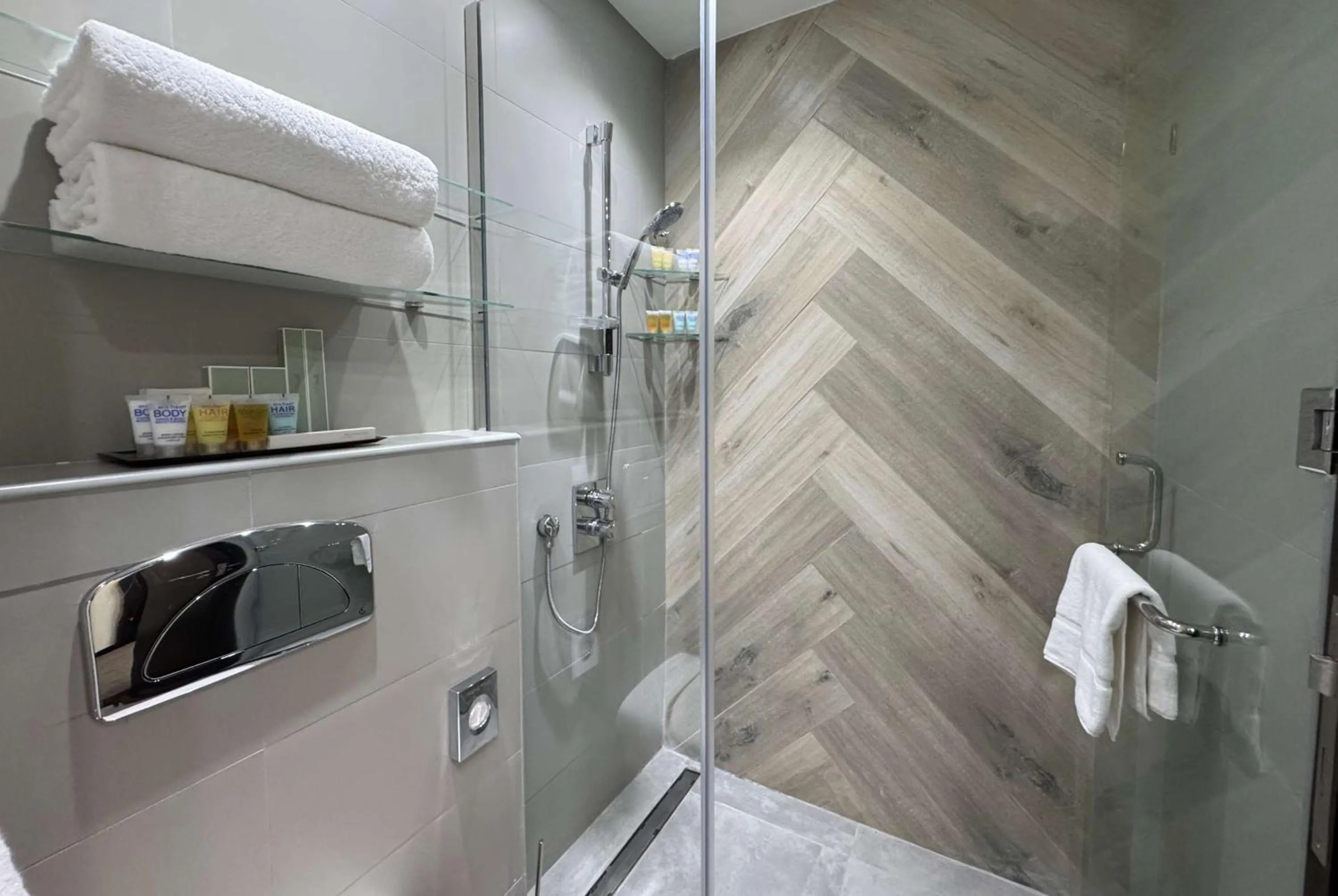 Bathroom in Ramada Encore Doha by Wyndham