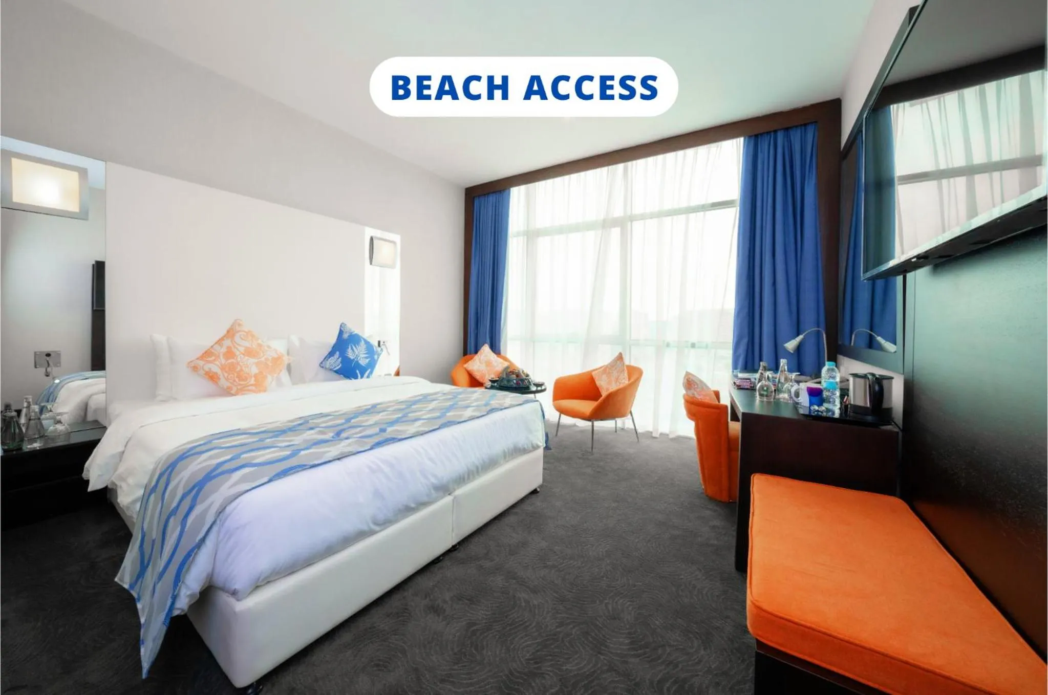 Bedroom, Bed in Ramada Encore Doha by Wyndham