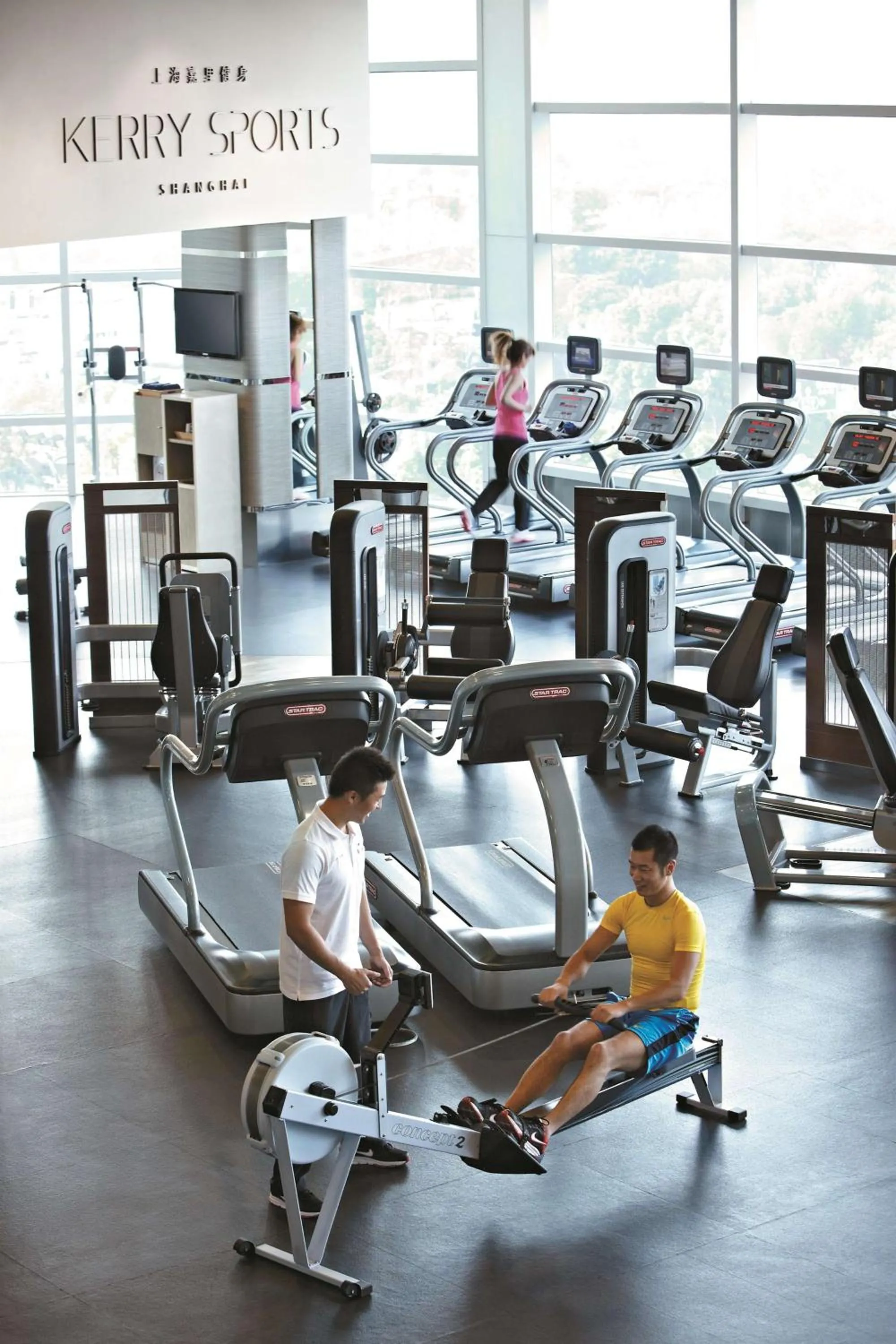 Fitness centre/facilities in Kerry Hotel Pudong, Shanghai