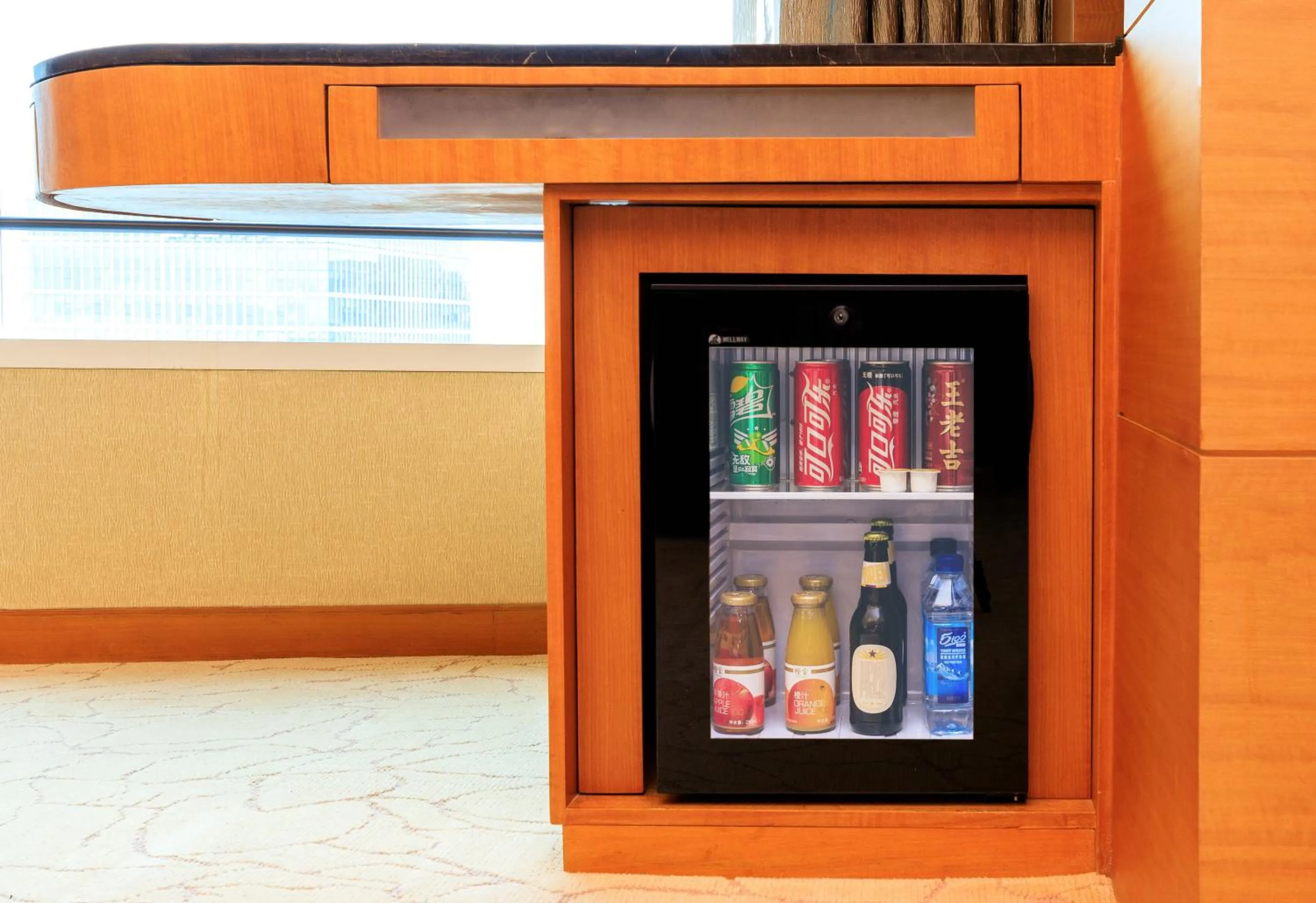 minibar in Kerry Hotel Pudong, Shanghai