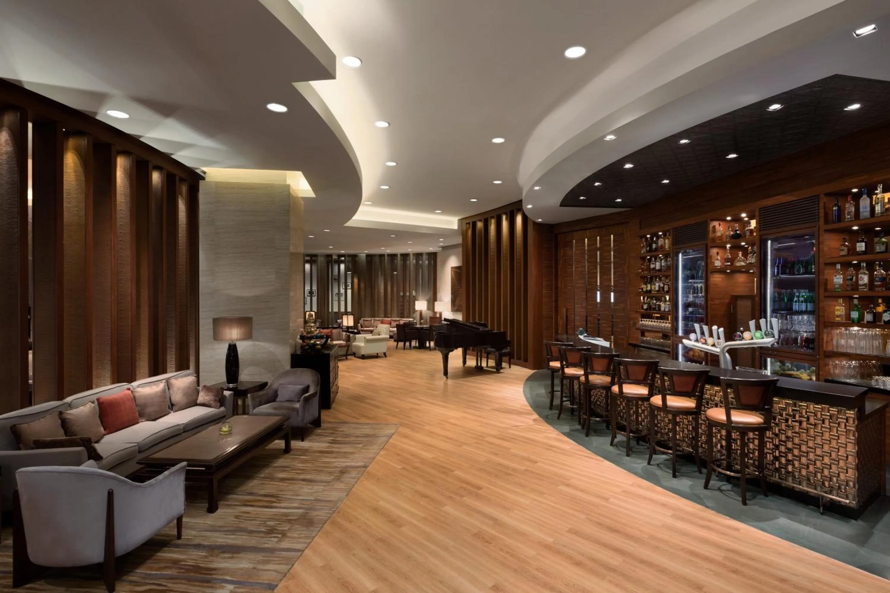 Lounge or bar in Kerry Hotel Pudong, Shanghai