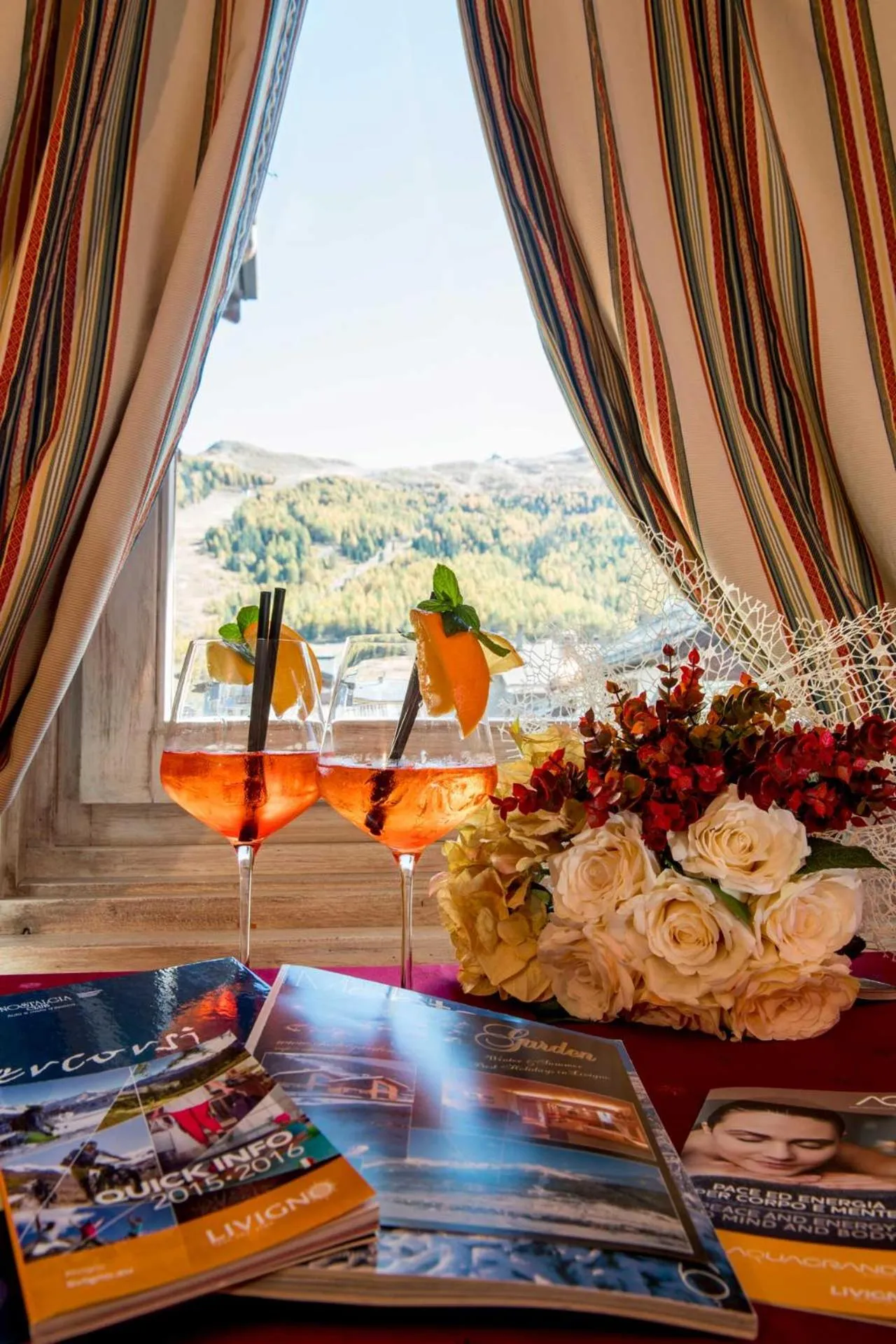 Alcoholic drinks in Hotel Alpina