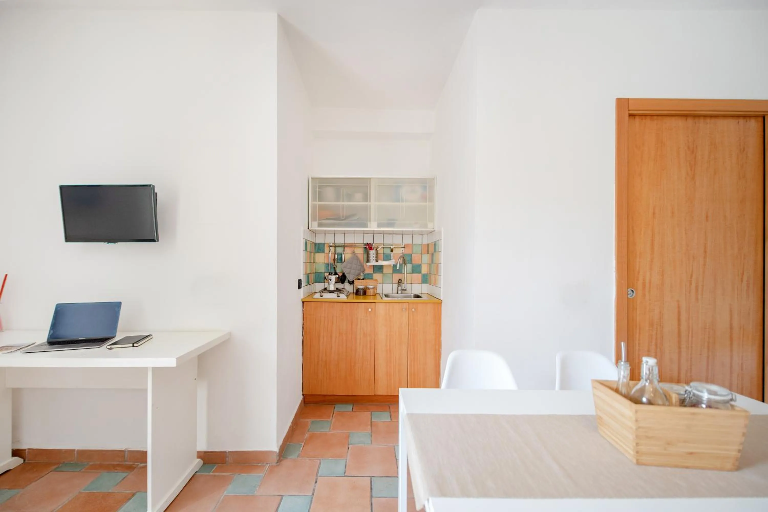 Kitchen or kitchenette in Le Grand Bleu - Gioia Apartments