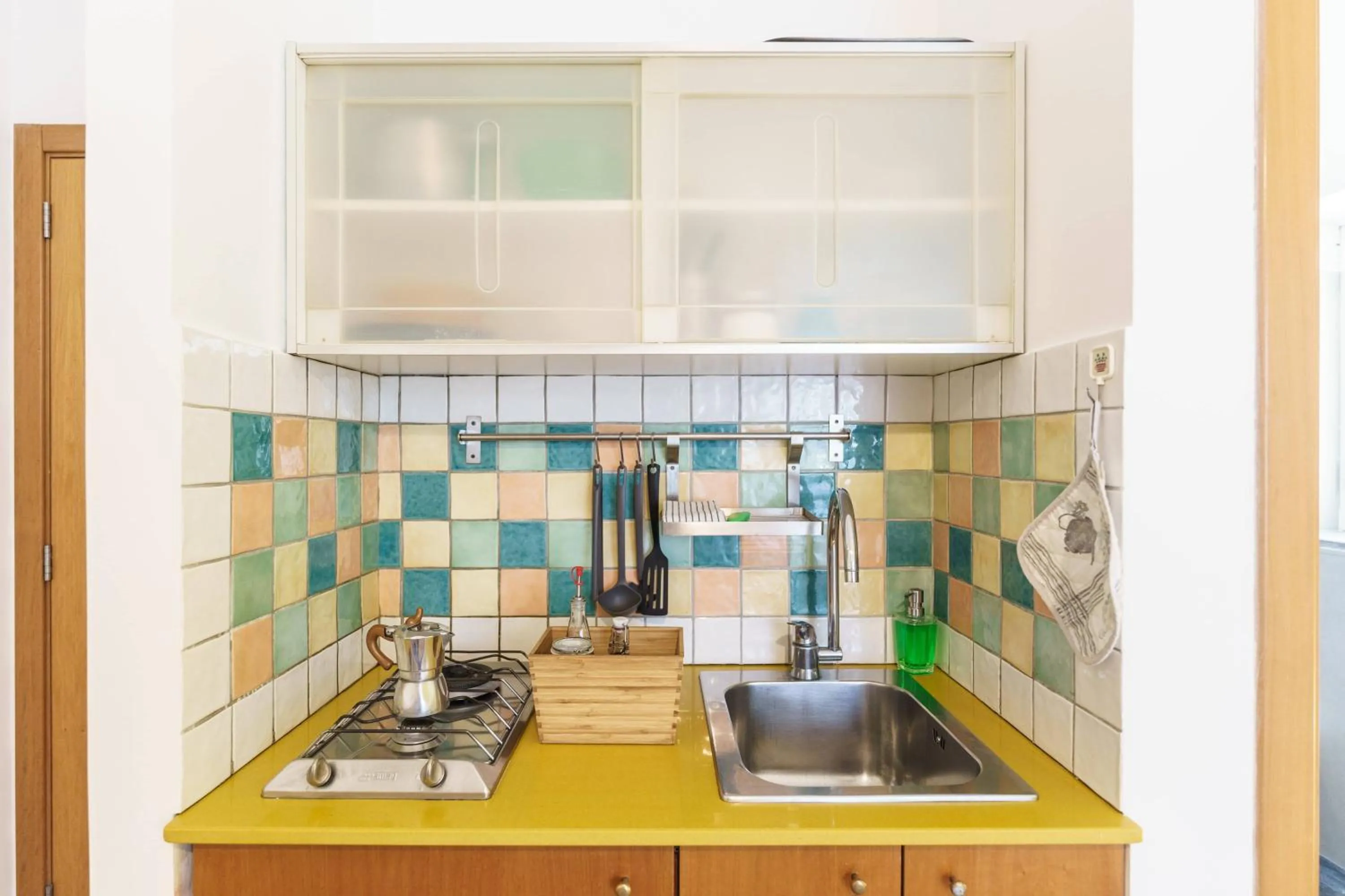 Kitchen or kitchenette in Le Grand Bleu - Gioia Apartments