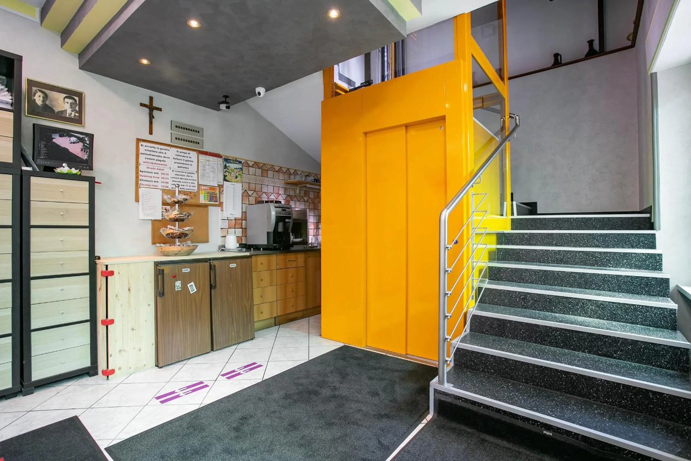 elevator in Hotel La Quercia