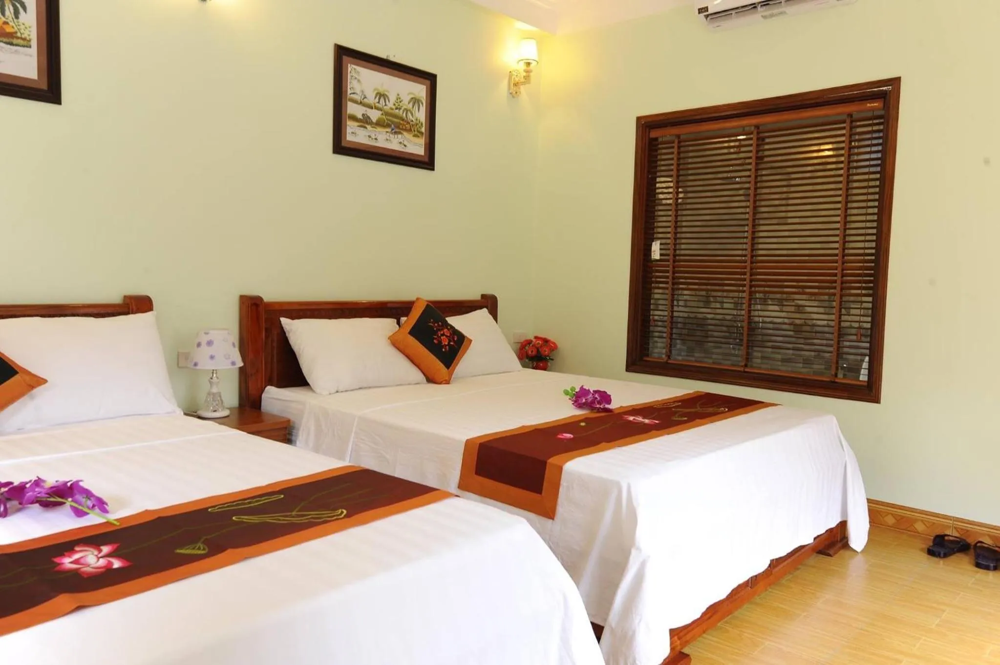 Bed in Tam Coc Tuan Minh Homestay