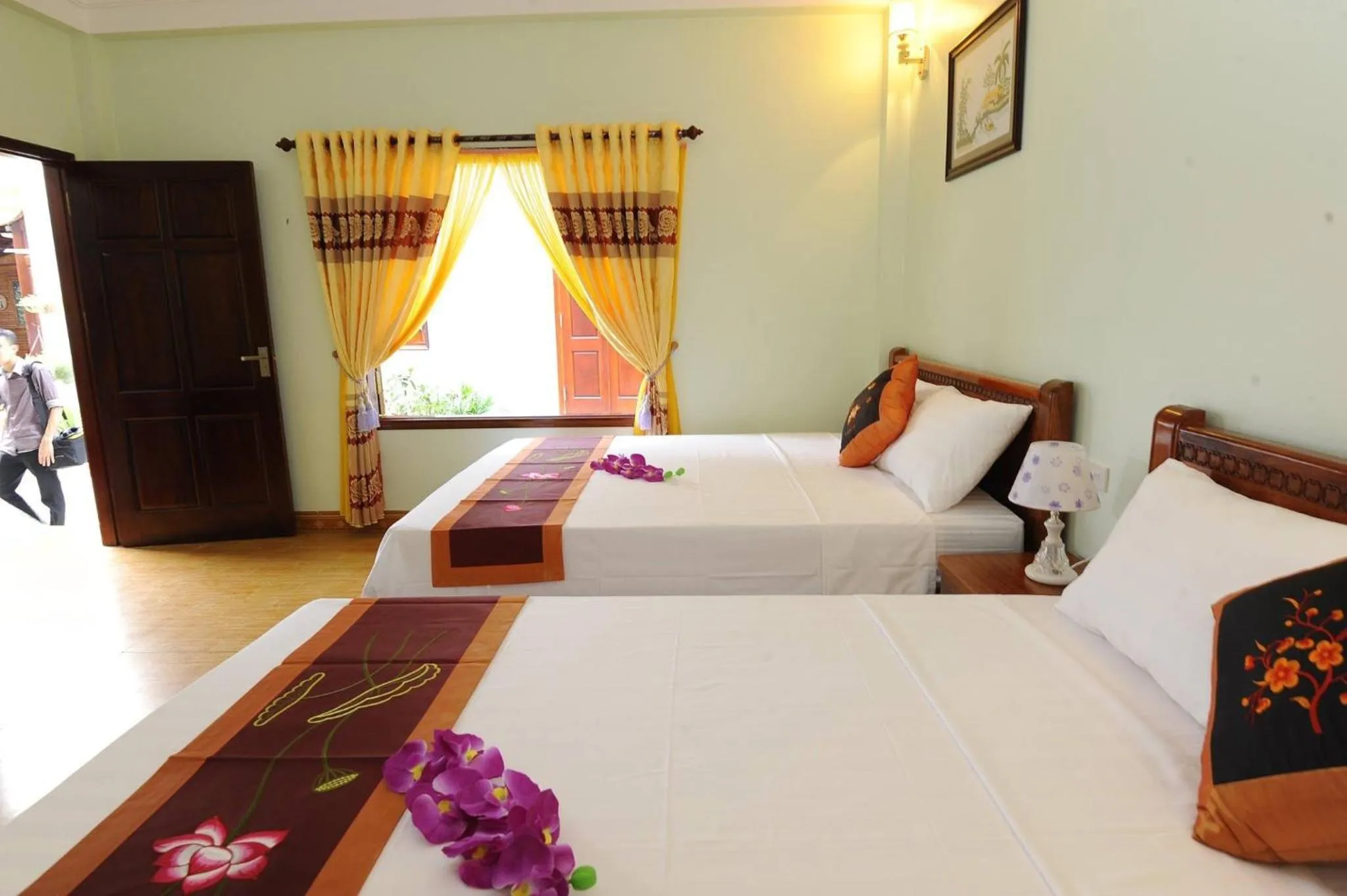 Bed in Tam Coc Tuan Minh Homestay