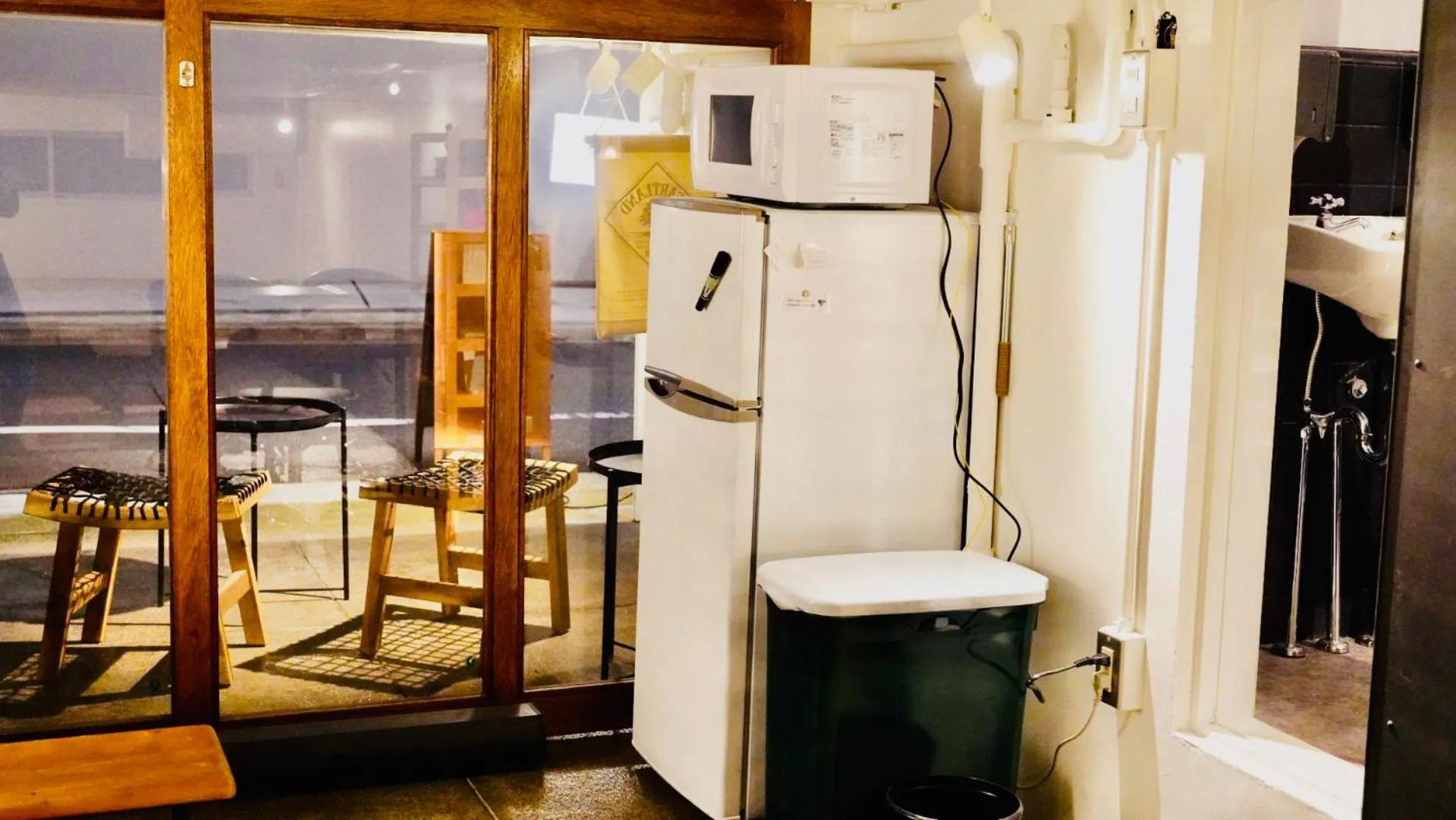 Kitchen or kitchenette in Hostel Chapter Two Tokyo