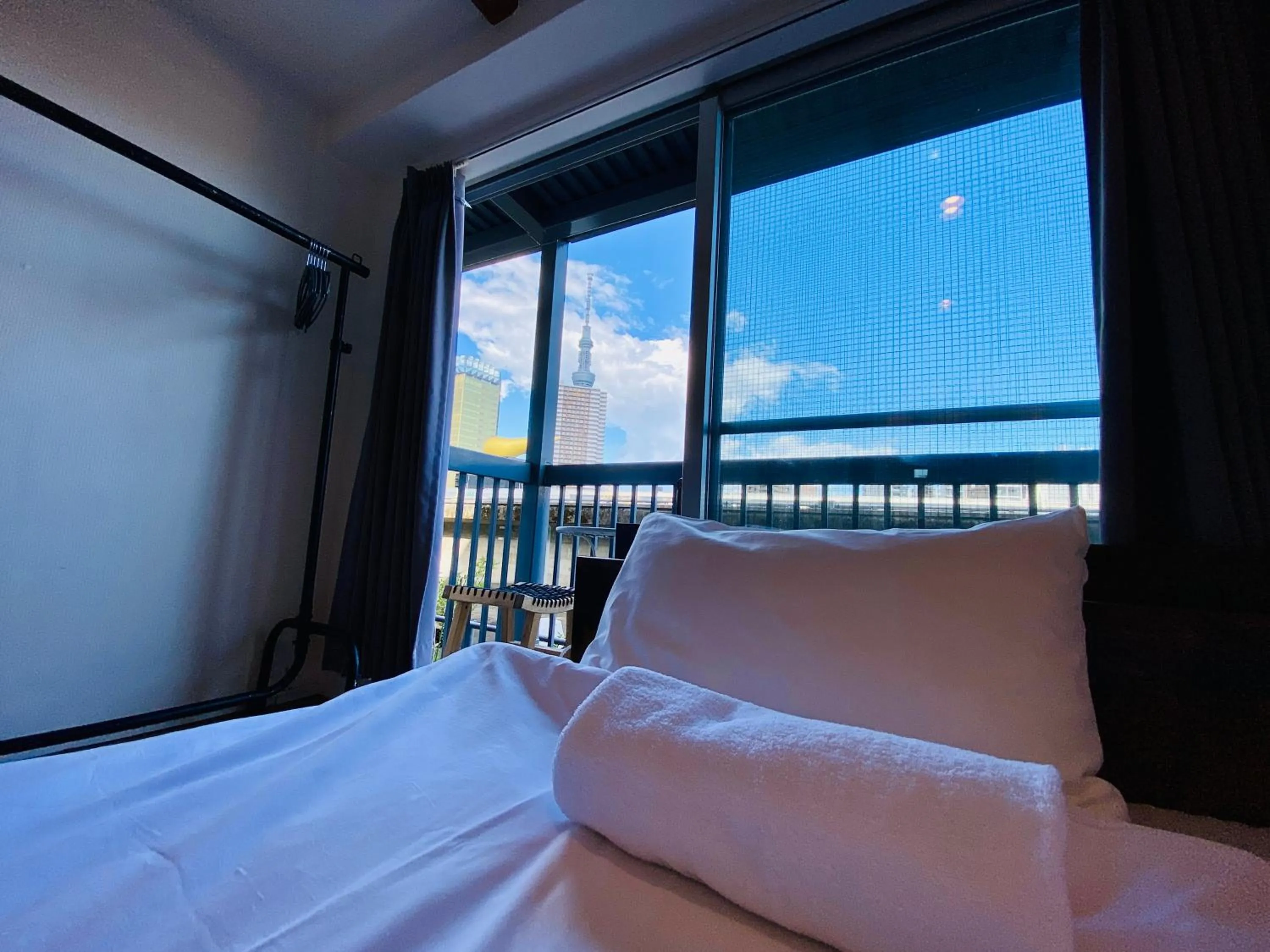 River view, Bed in Hostel Chapter Two Tokyo