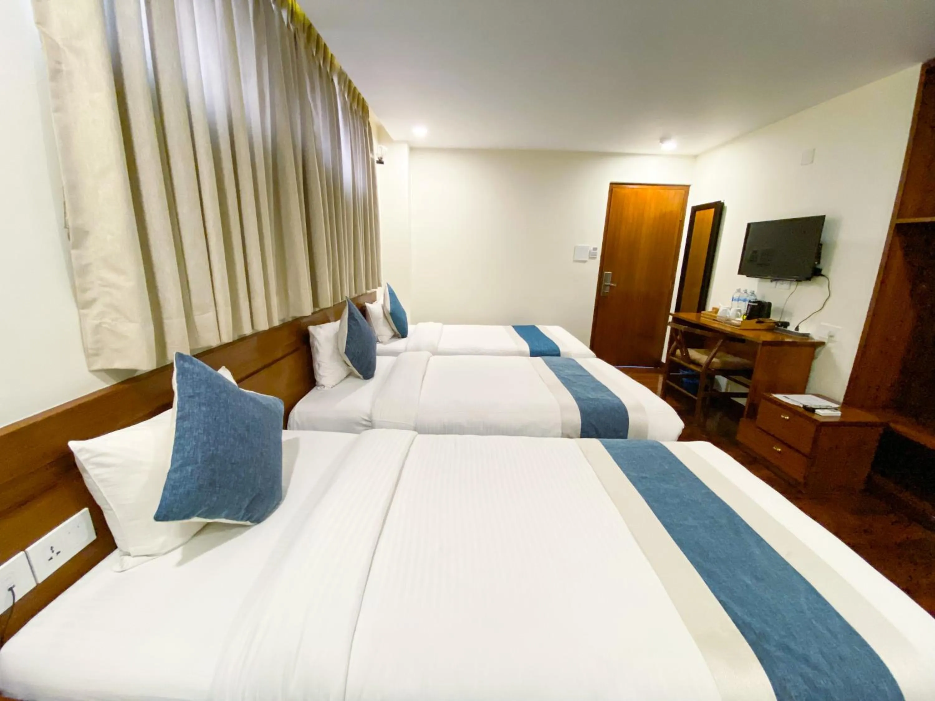 Bed in Timber House by Tara Group