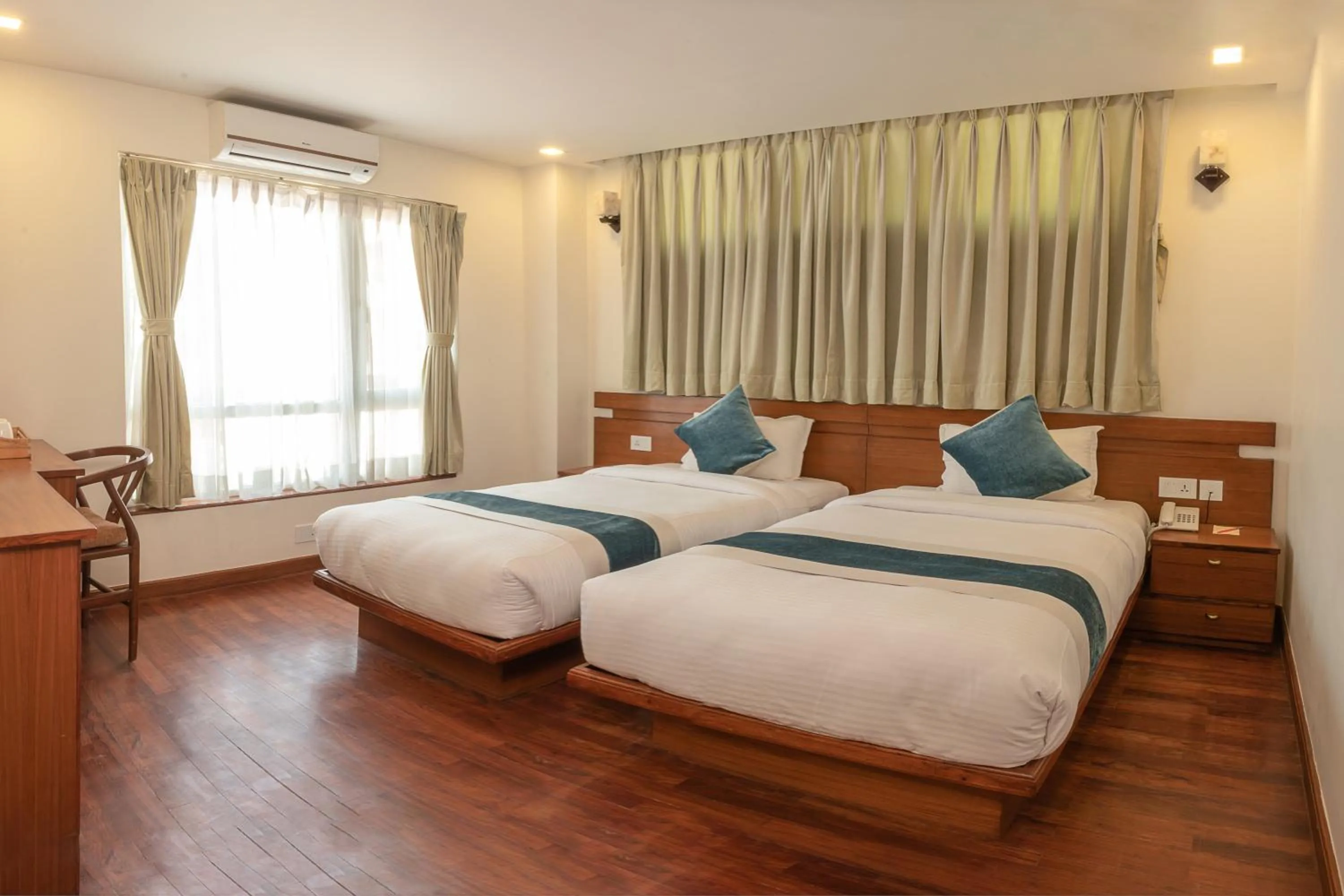 Bed in Timber House by Tara Group