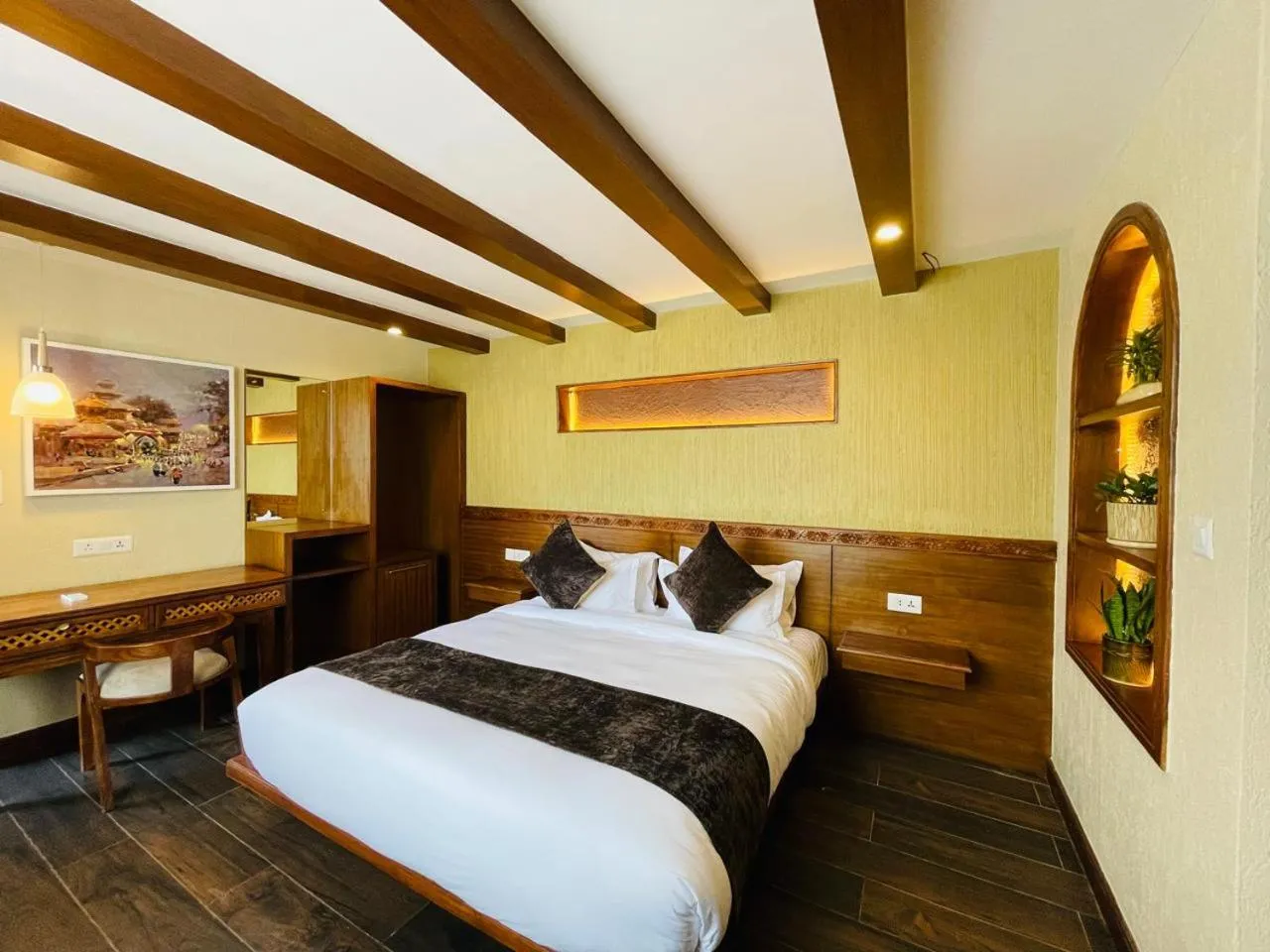 Photo of the whole room, Bed in Timber House by Tara Group