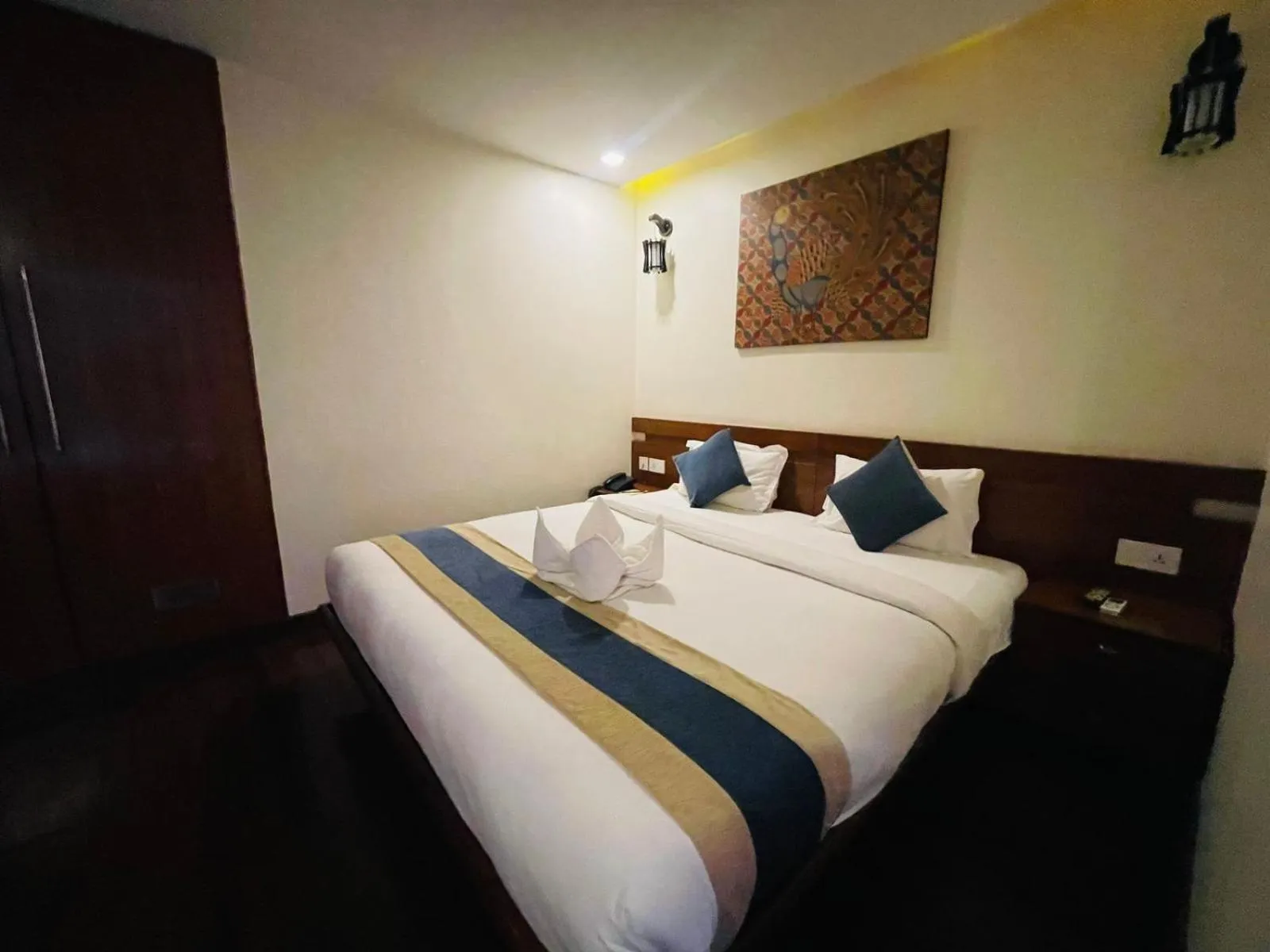 Bed in Timber House by Tara Group