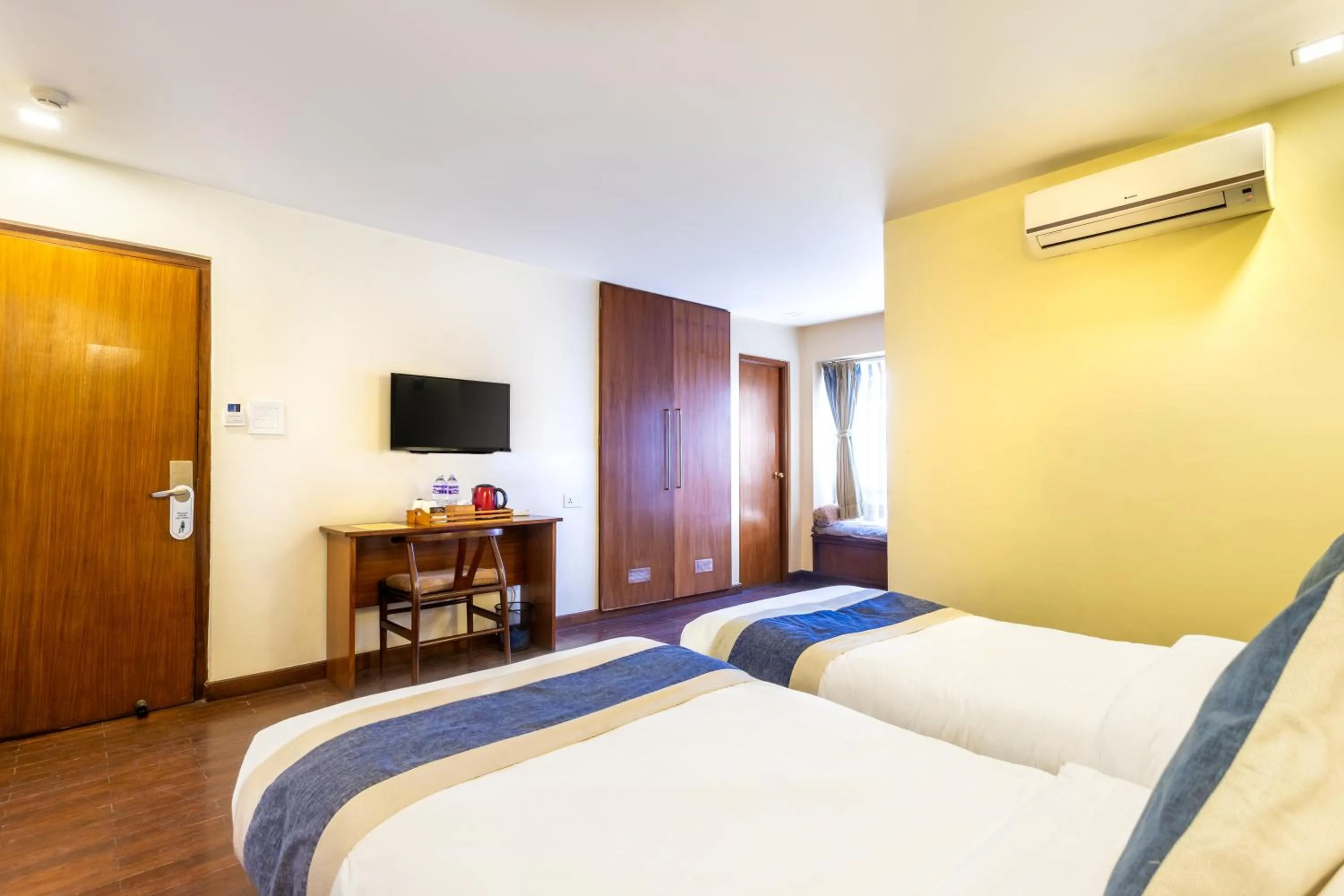 Bed in Timber House by Tara Group