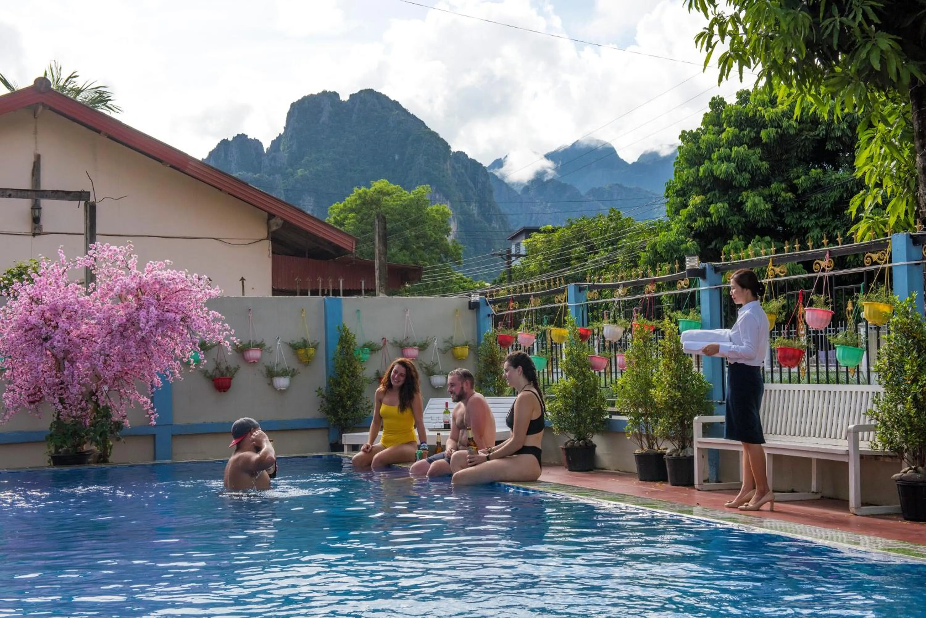 Guests in Annecy Hotel