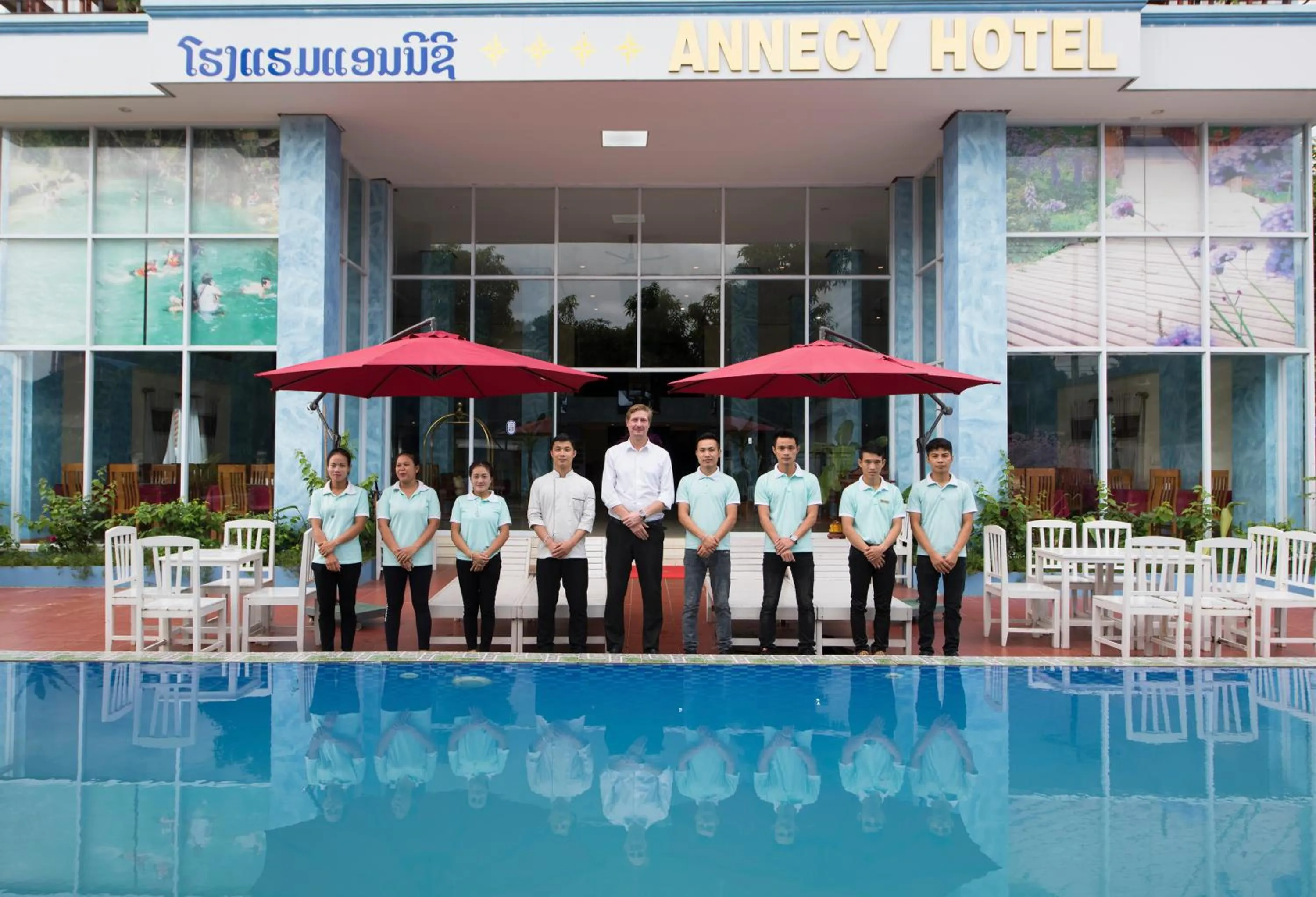 Staff in Annecy Hotel