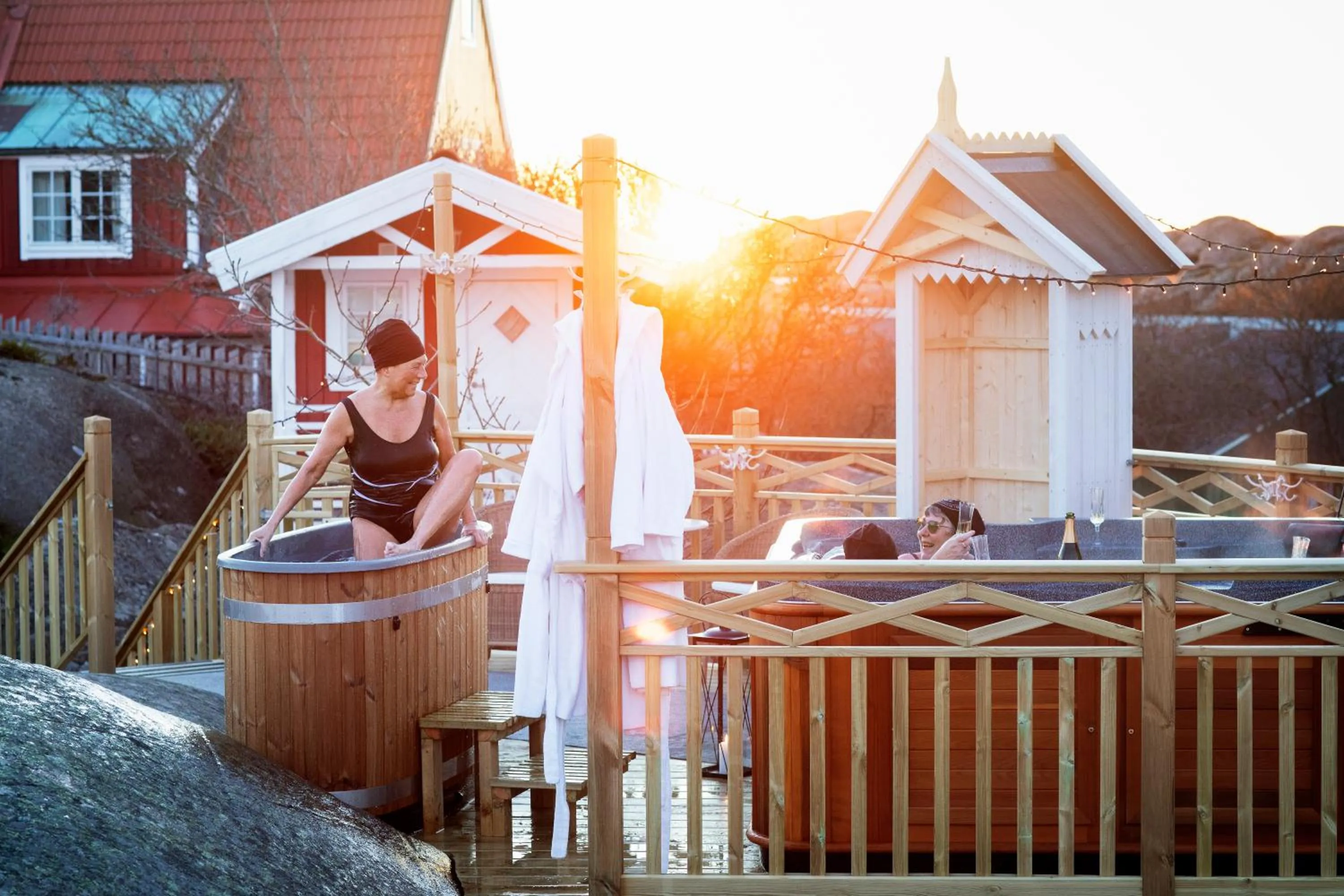 Hot Tub in Strandflickornas Havshotell Lysekil