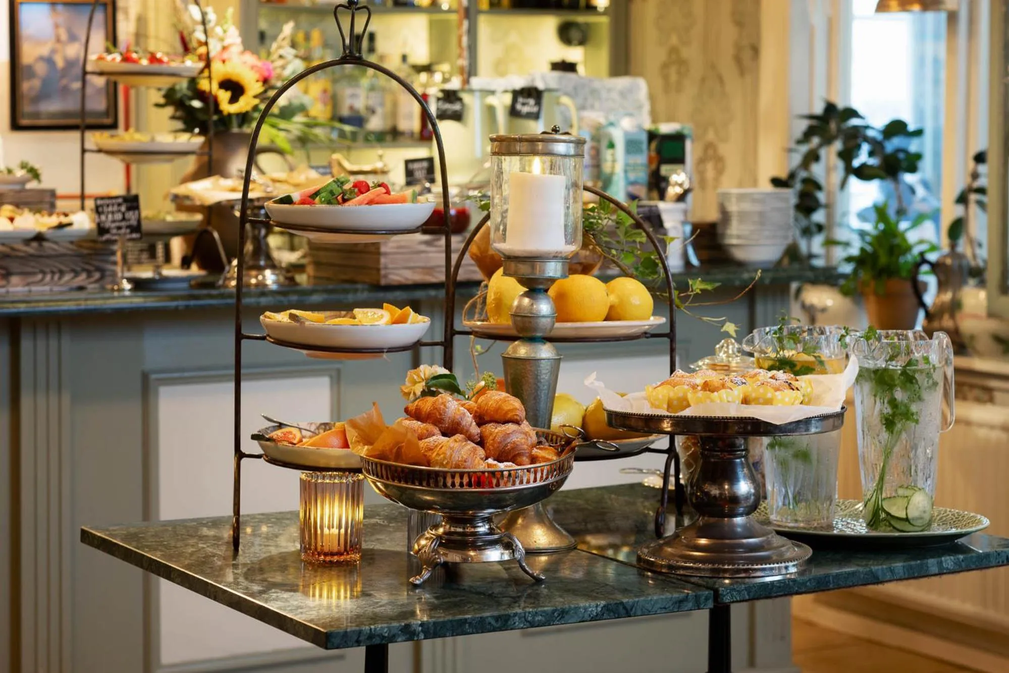 Breakfast in Strandflickornas Havshotell Lysekil