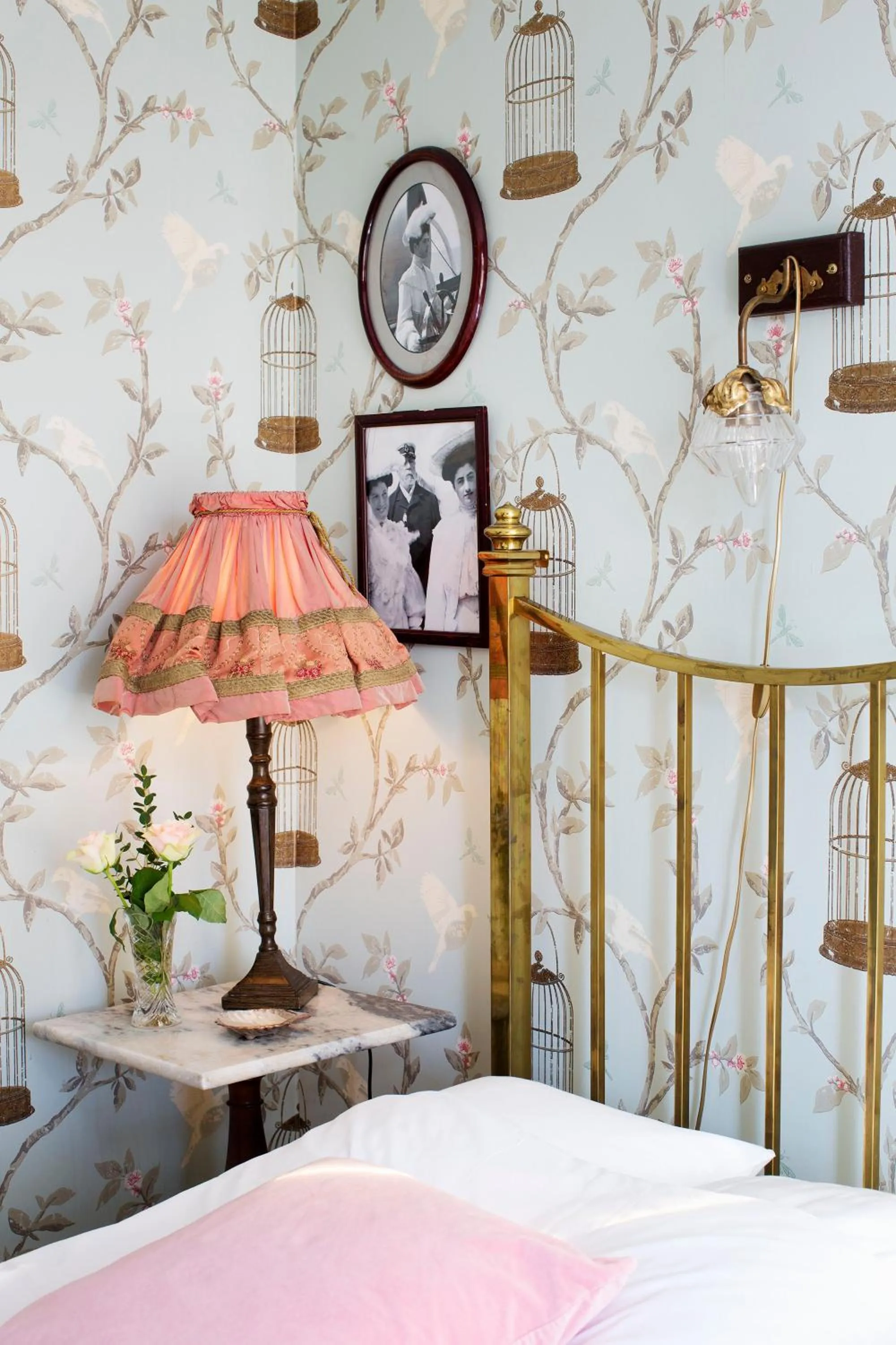 Decorative detail, Bed in Strandflickornas Havshotell Lysekil