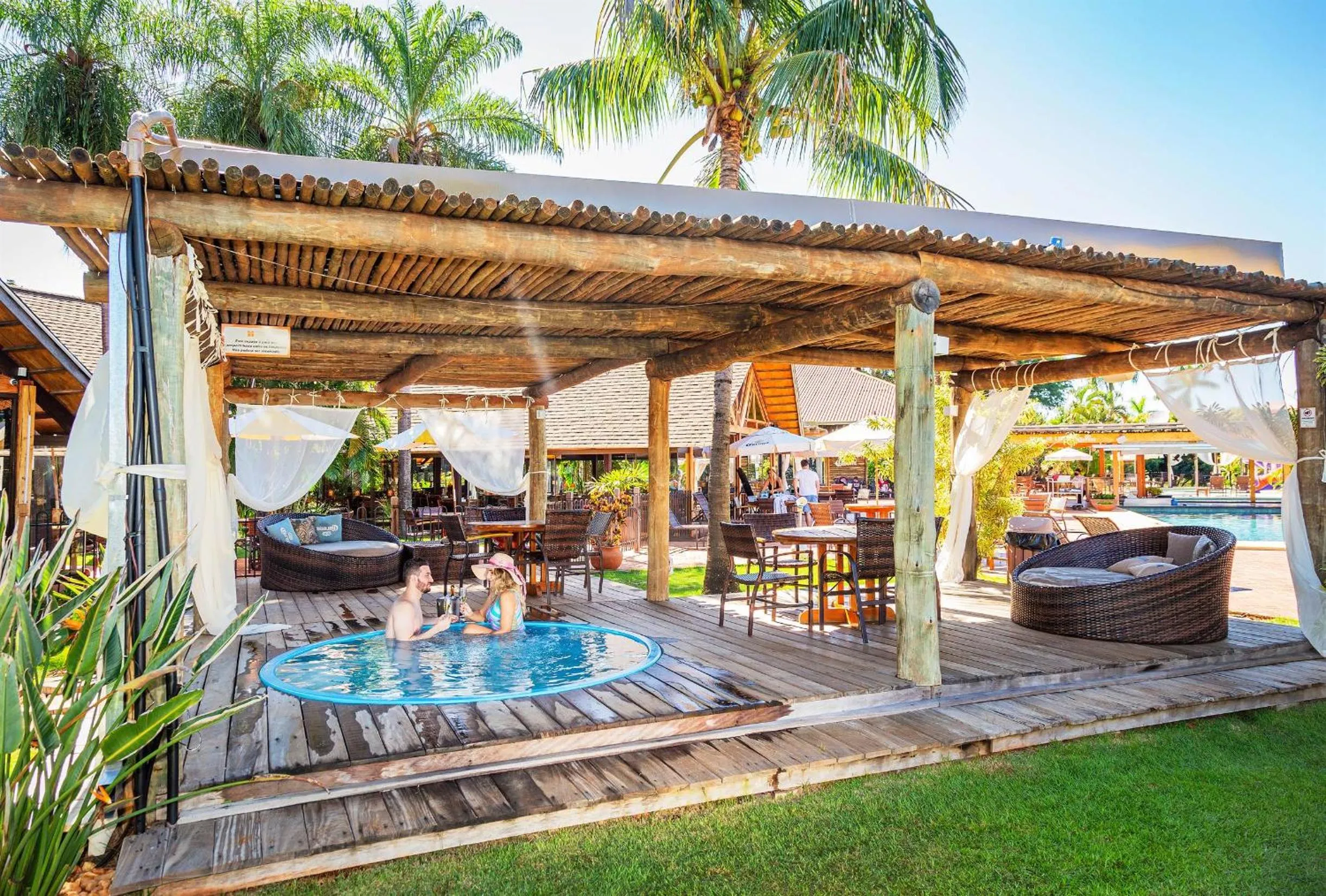 Hot Tub in Zagaia Eco Resort