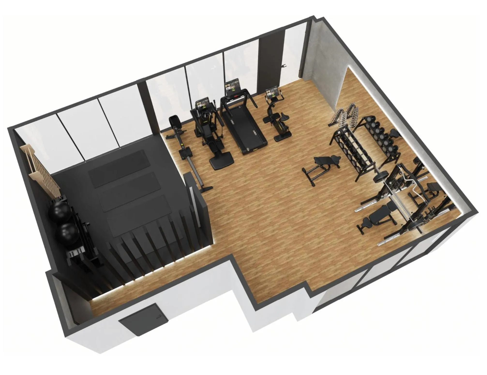 Fitness centre/facilities in PACHMAIR 1453 apart resort