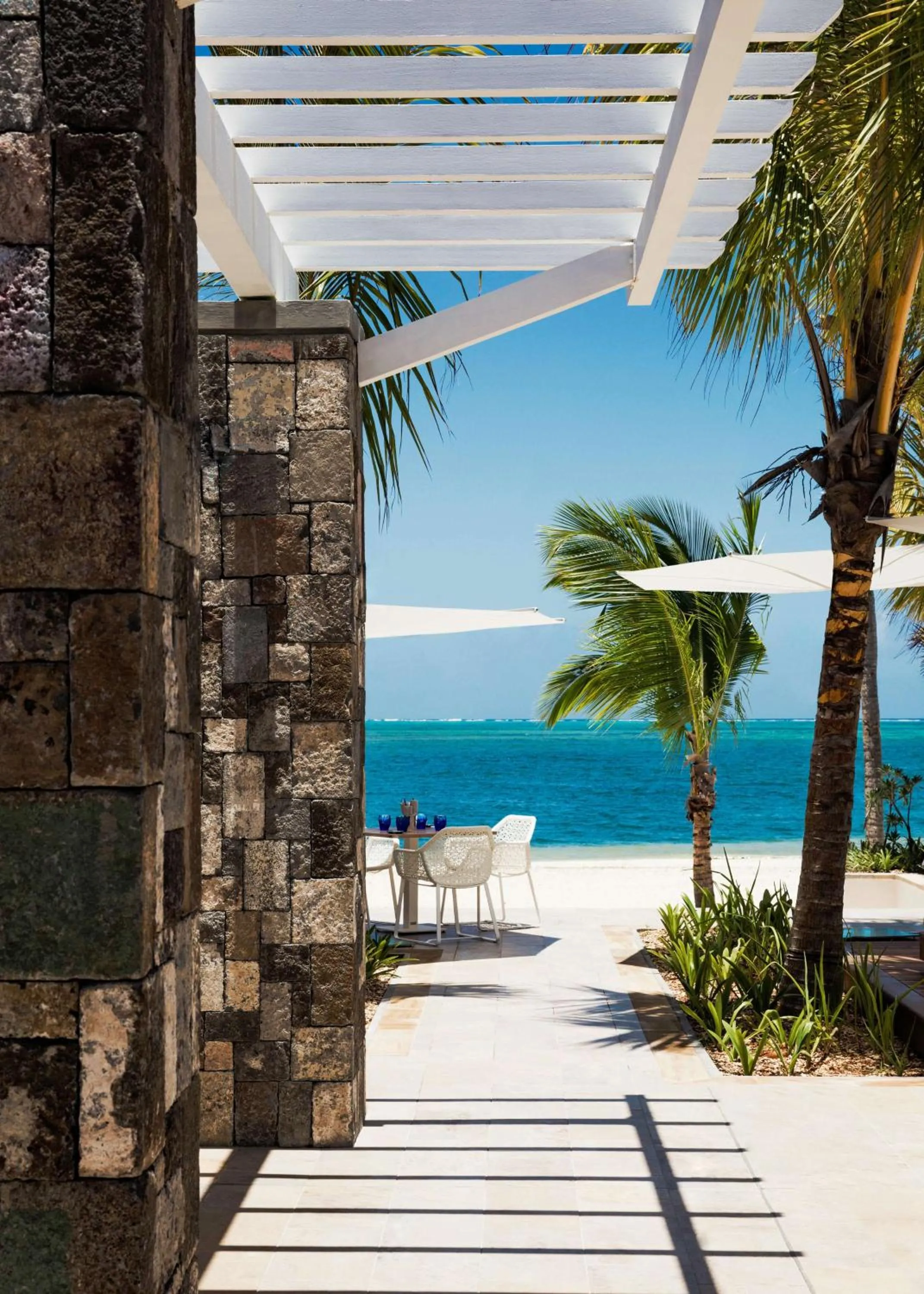 Beach in One&Only Le Saint Géran, Mauritius