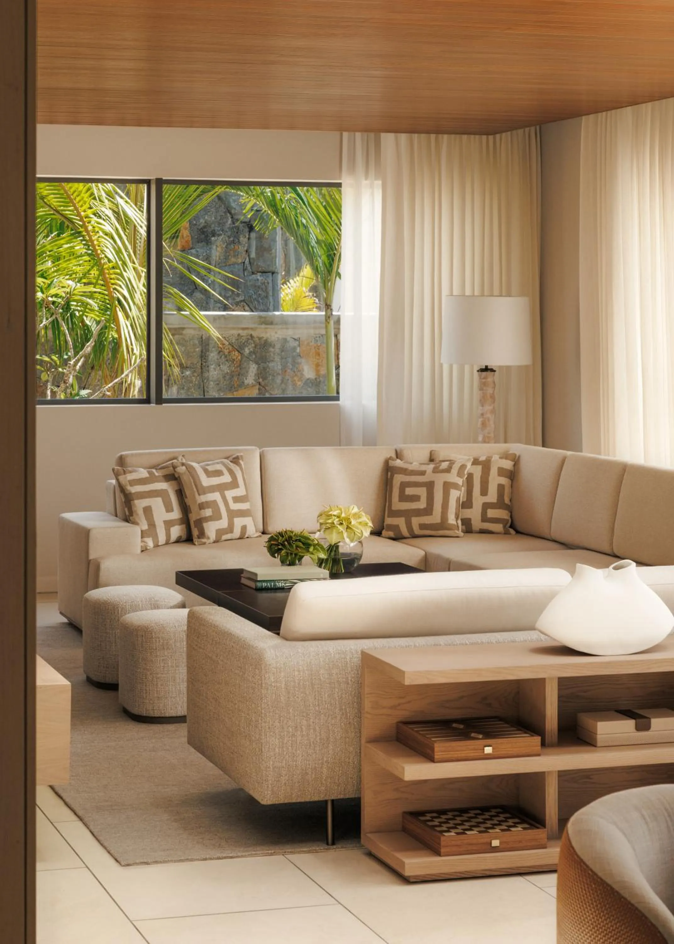 Living room in One&Only Le Saint Géran, Mauritius