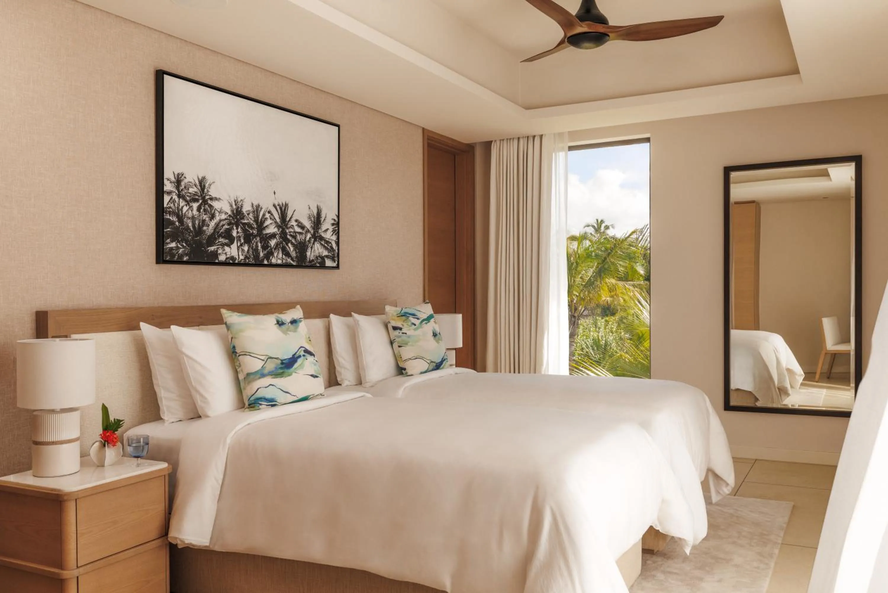 Bedroom, Bed in One&Only Le Saint Géran, Mauritius