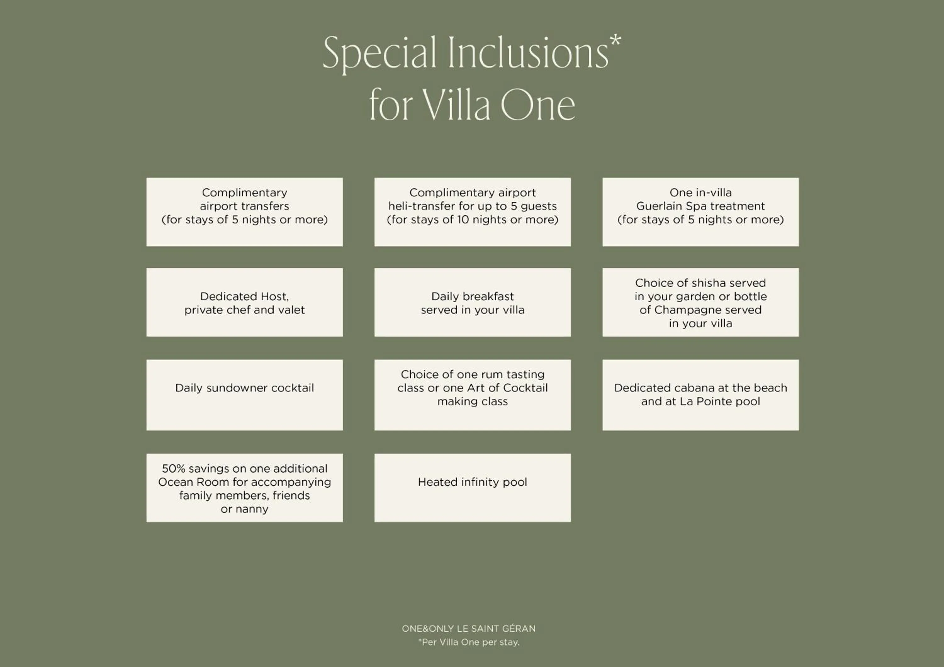 Other in One&Only Le Saint Géran, Mauritius