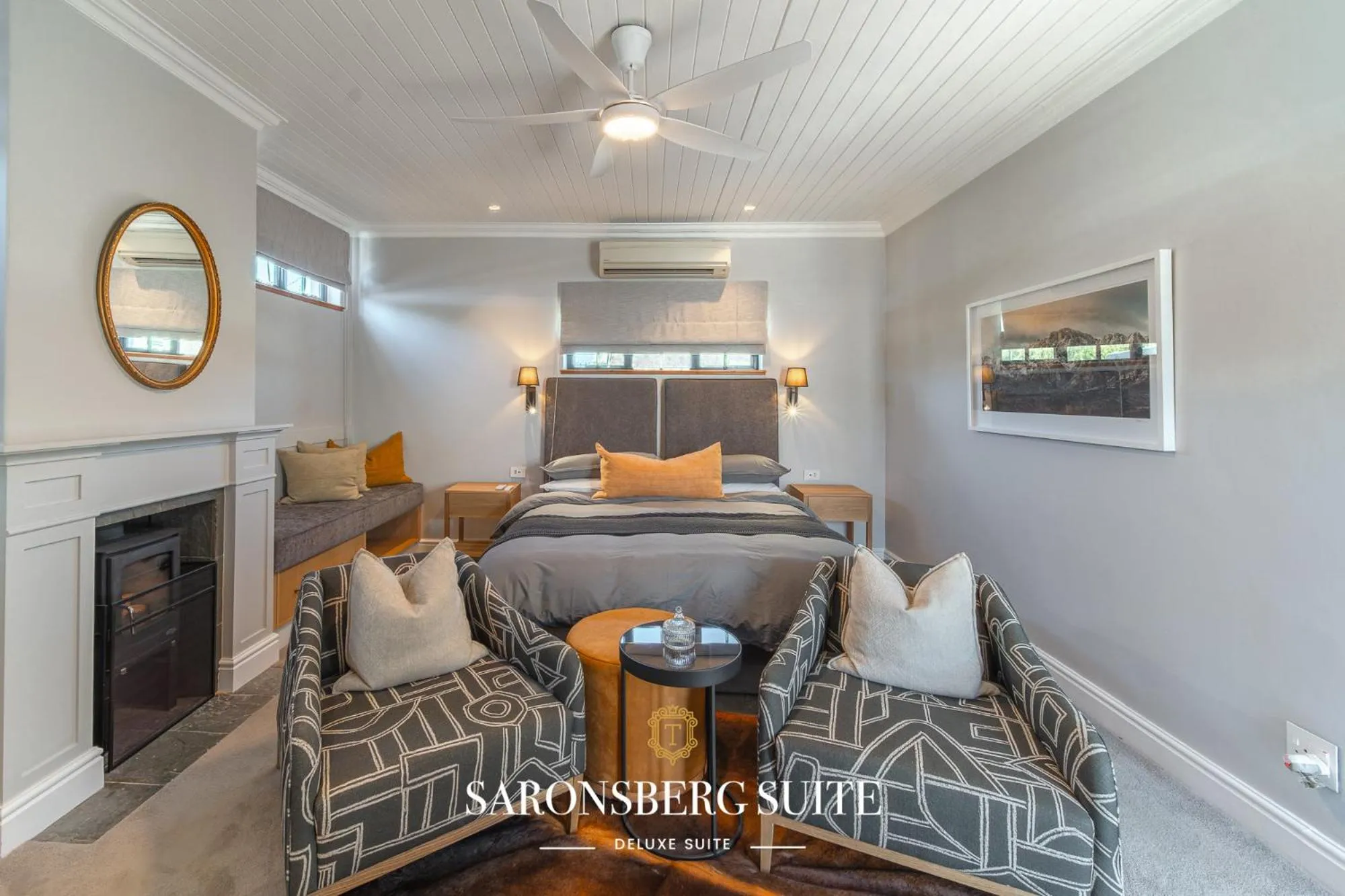 Bed in Tulbagh Boutique Heritage Hotel